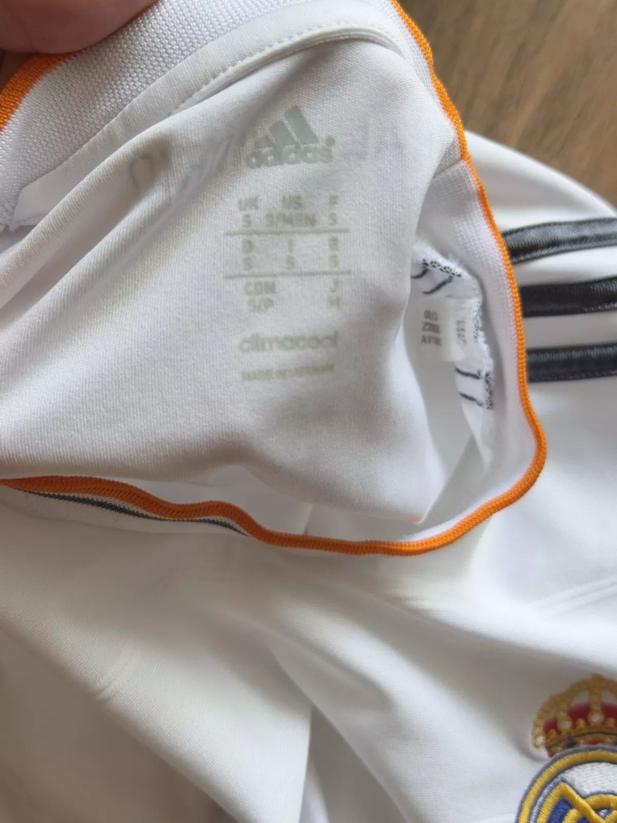 Adidas Fc Real Madrid 2013 2014 Home Jersey T-Shirt Soccer Football Size US S / EU 44-46 / 1 - 9 Thumbnail