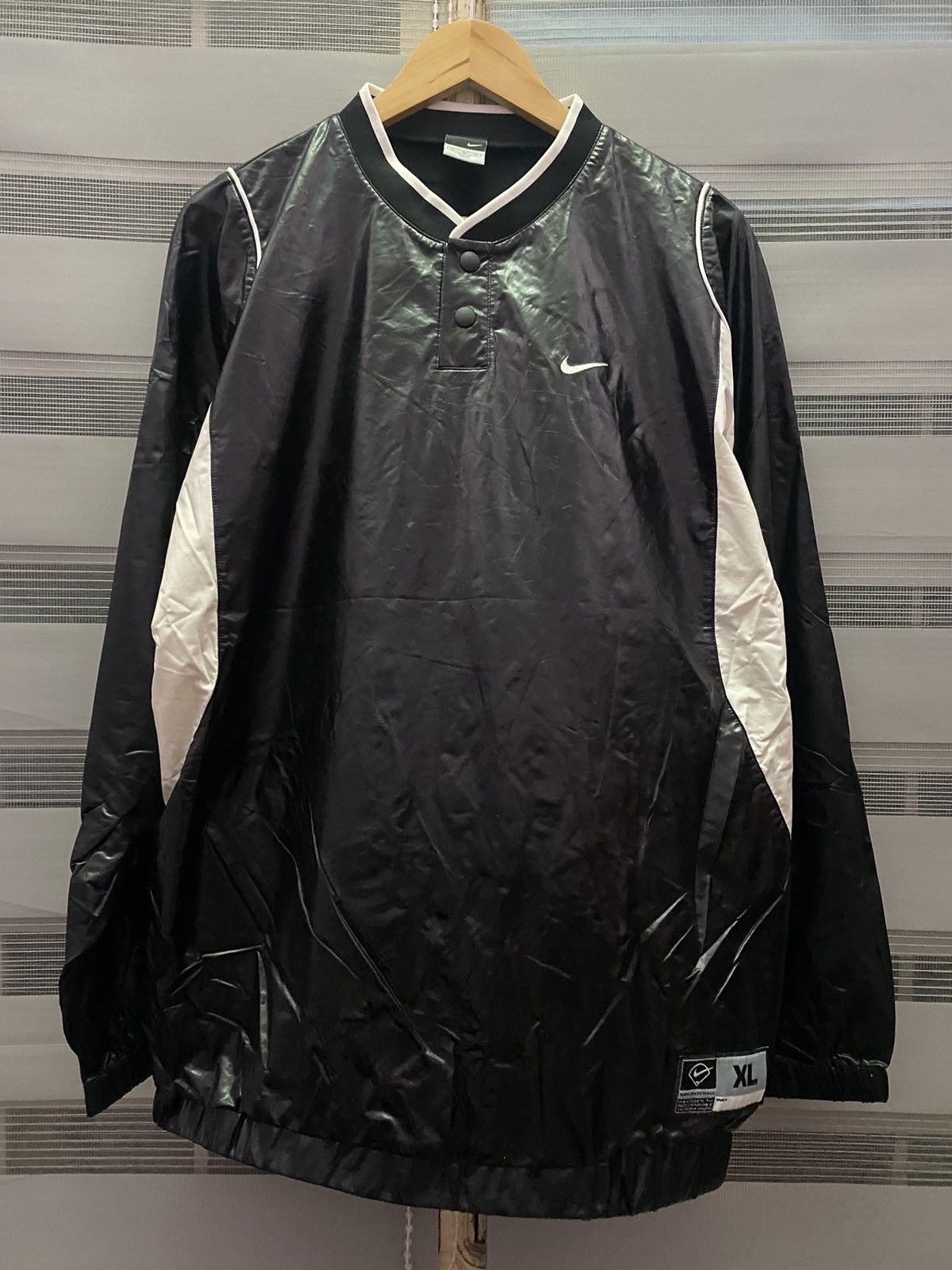 Nike Vintage Nike Track Jacket Big Swoosh Y2K Size US XL / EU 56 / 4 - 3 Thumbnail
