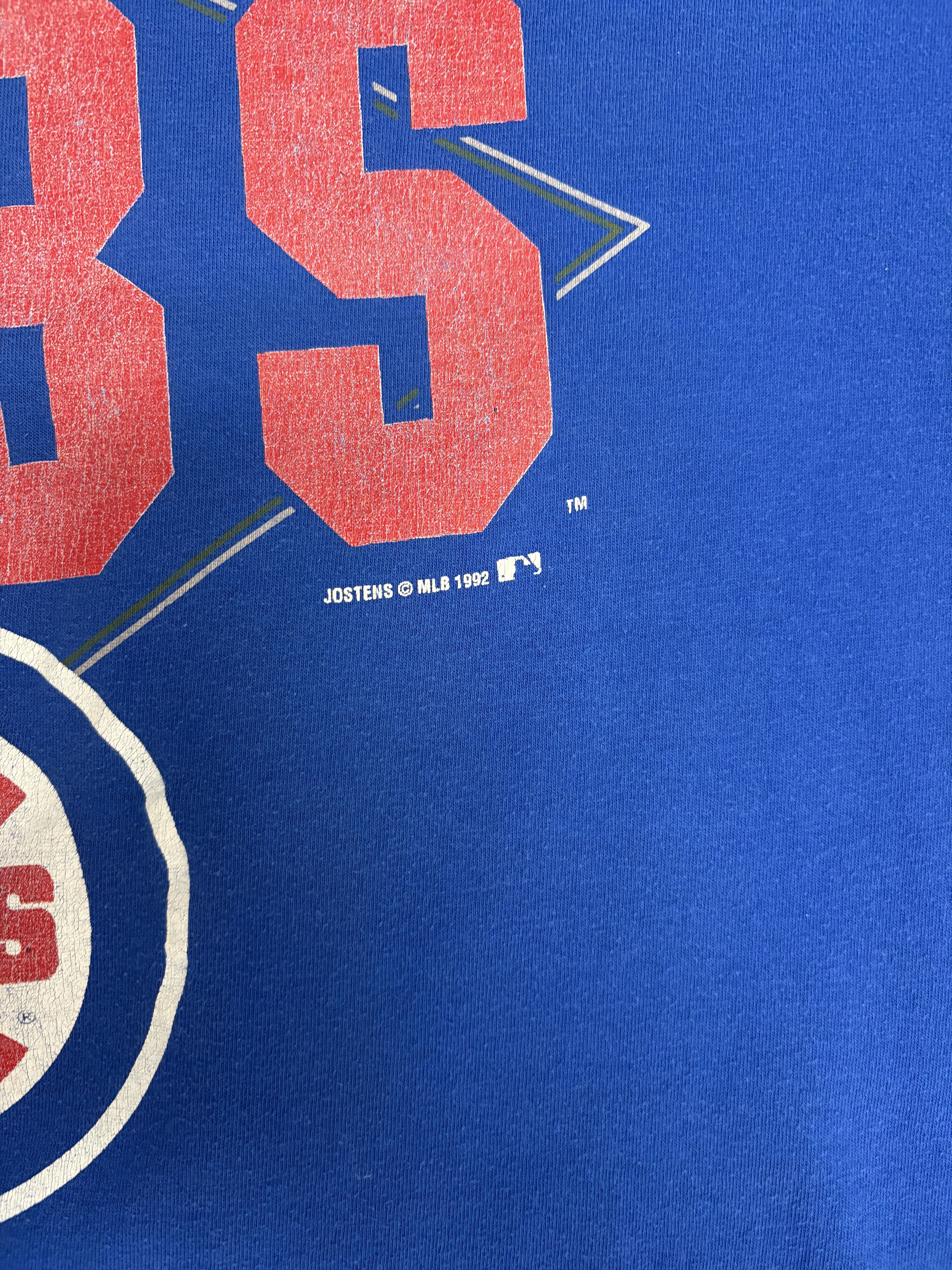 Vintage Chicago Cubs Vintage 90s Blue T-Shirt Tee Size US XXL / EU 58 / 5 - 3 Thumbnail