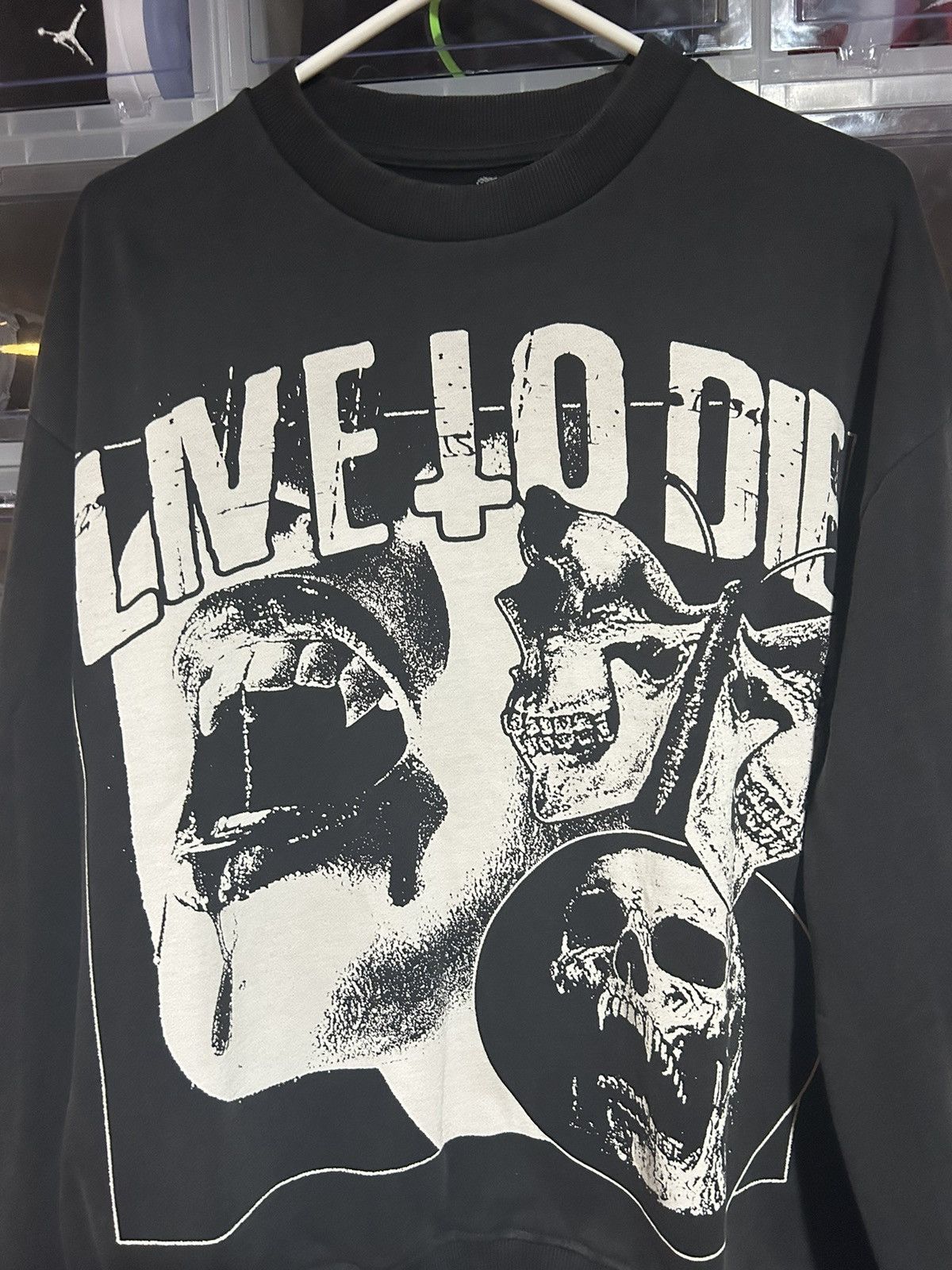Designer × Vintage LIVE TO DIE BRAND NEW CREW Size US S / EU 44-46 / 1 - 5 Thumbnail
