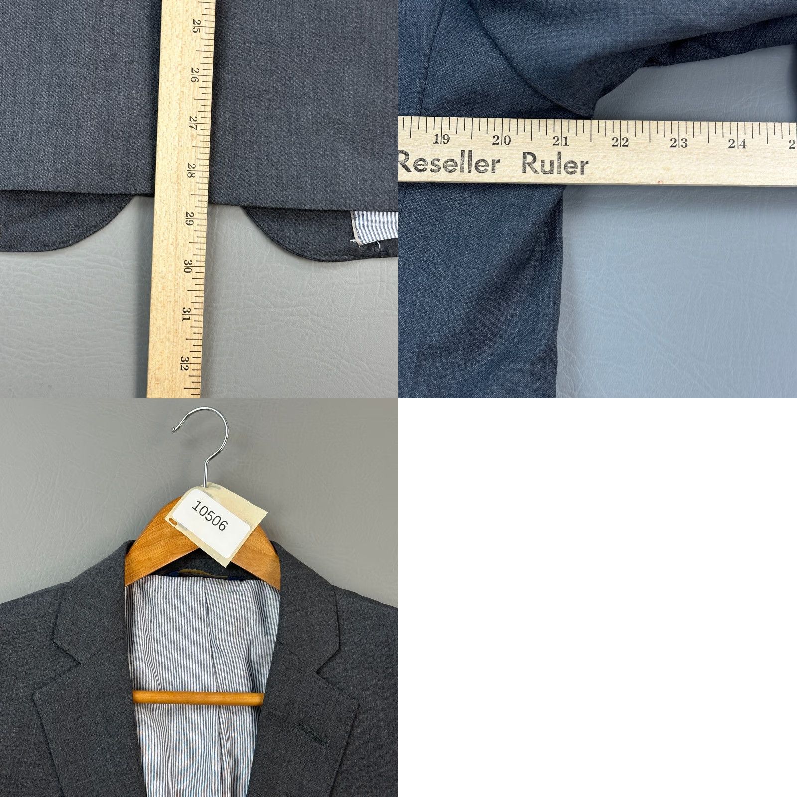 Brooks Brothers Brooks Brothers Explorer Blazer Mens 42S Gray Wool Blend Regent Fit Stretch Blazer Mens Regular Gray 90s? Size 42R - 9 Thumbnail