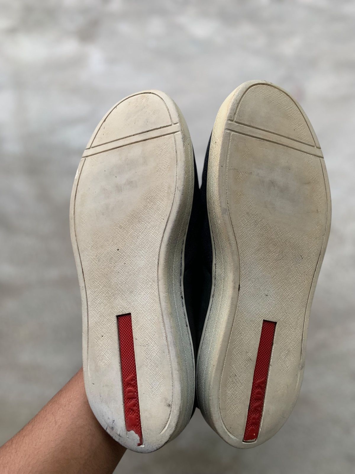Prada Black Suede Prada Slip On Sneakers Size US 6 / EU 39 - 21 Thumbnail