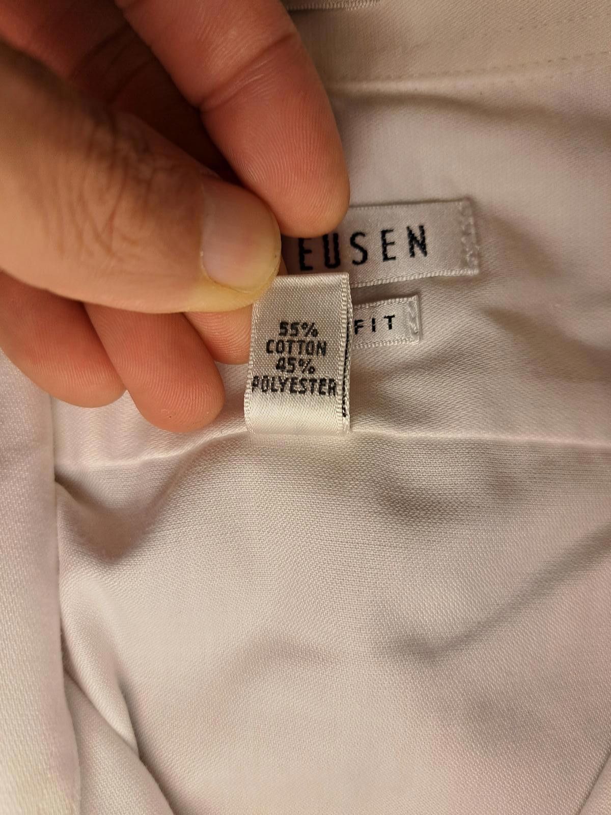 Van Heusen Van Heusen Dress Shirt Mens Medium 15.5-32/33 White Cotton Size 38R - 3 Thumbnail