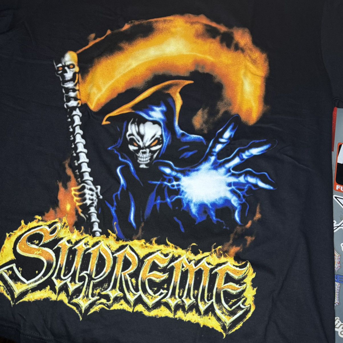 Supreme Supreme Grim Reaper Tee Black Size XL SS26 Size US XL / EU 56 / 4 - 2 Thumbnail