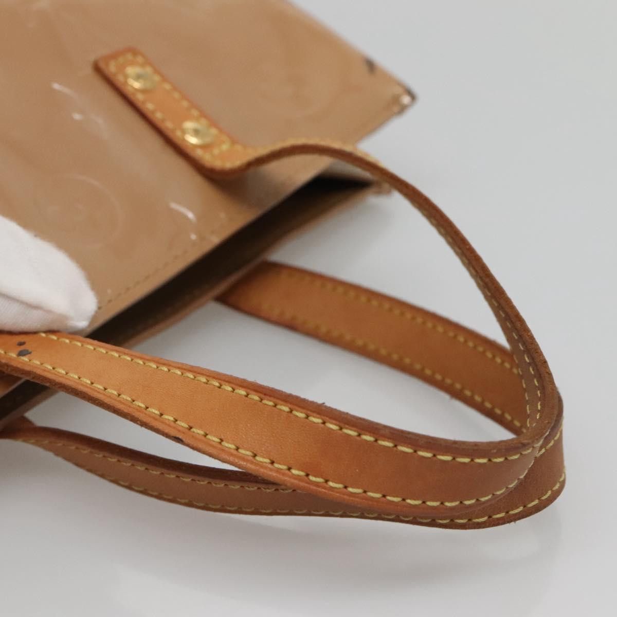 Louis Vuitton LOUIS VUITTON Monogram Vernis Reade PM Hand Bag Noisette Size ONE SIZE - 7 Thumbnail