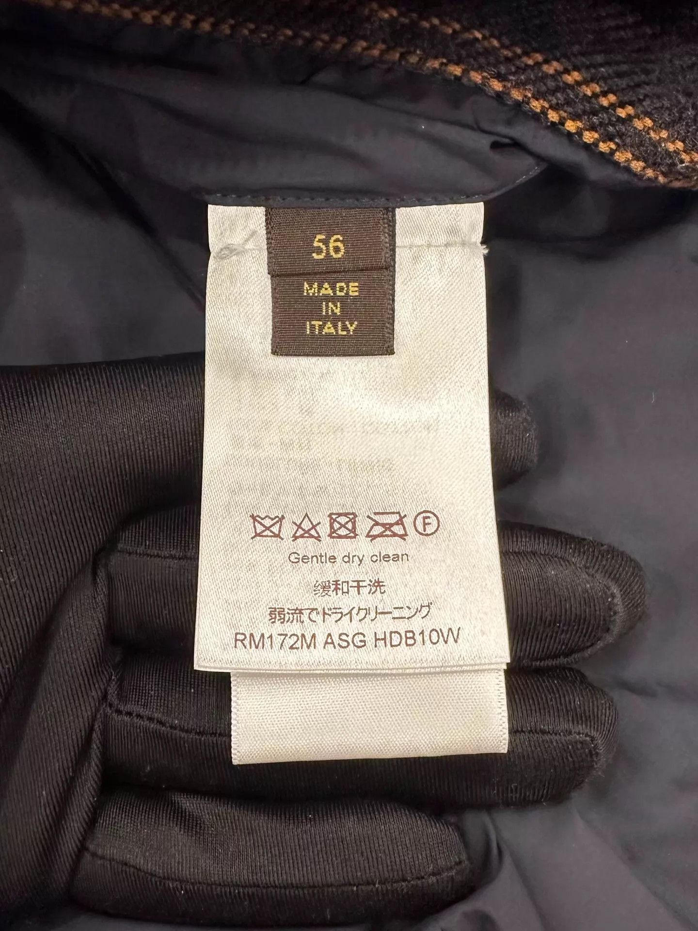 Louis Vuitton LV M Black Brown Monogram 2-Pocket Padded Coat 56 Size US XL / EU 56 / 4 - 6 Thumbnail