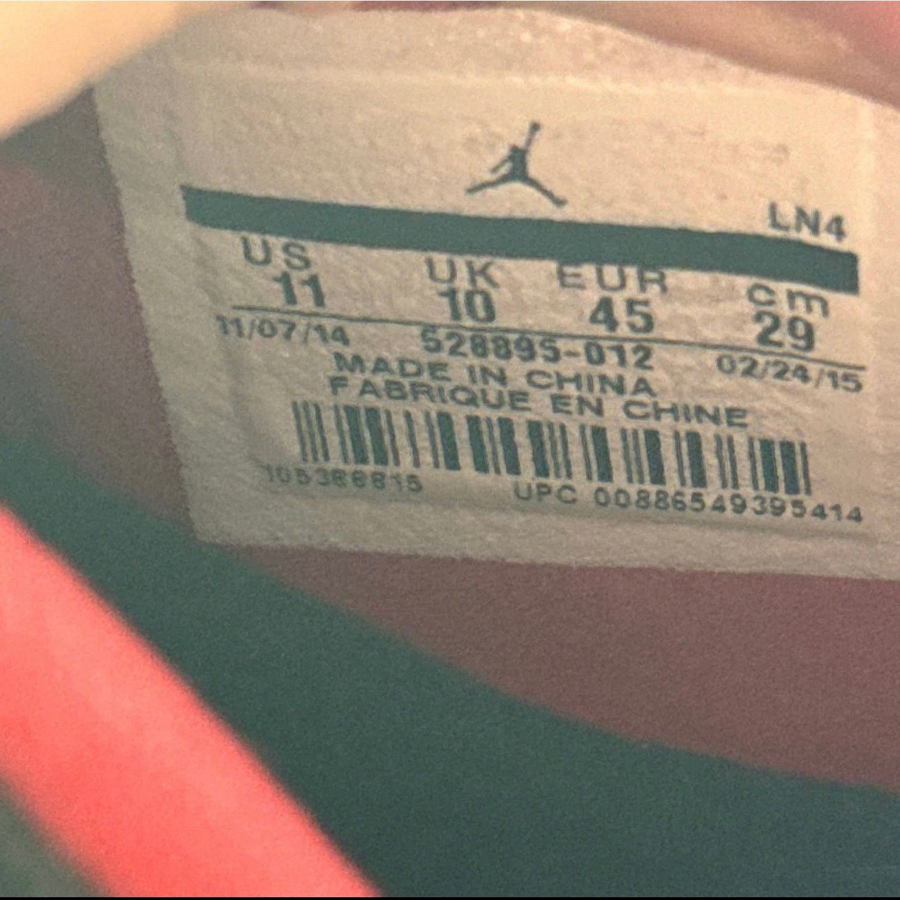 Jordan Brand × Nike Size 11 - Nike Air Jordan 11 Retro Low Bred 2015 Men's Shoes Size US 11 / EU 44 - 7 Thumbnail