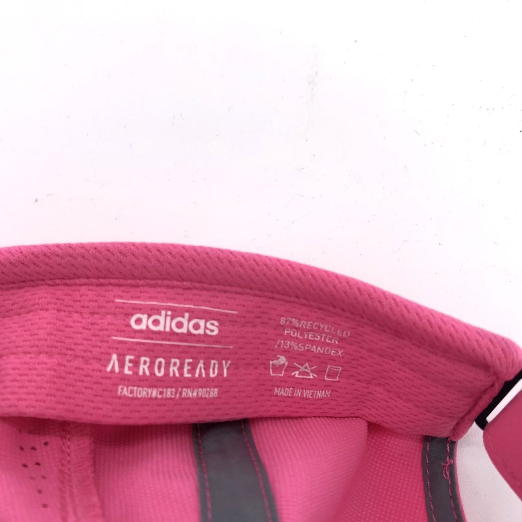 Adidas Adidas Womens Hat Cap Pink Aeroready Athletic Running Strap Back Logo Ventilated Size ONE SIZE - 5 Thumbnail