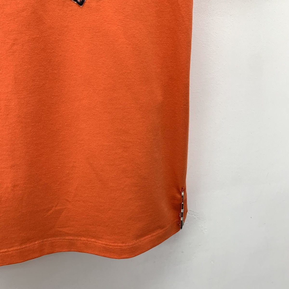 Versace Versace Floral Applique Letter Short Sleeve T-Shirt K26WX Size M / US 6-8 / IT 42-44 - 4 Thumbnail