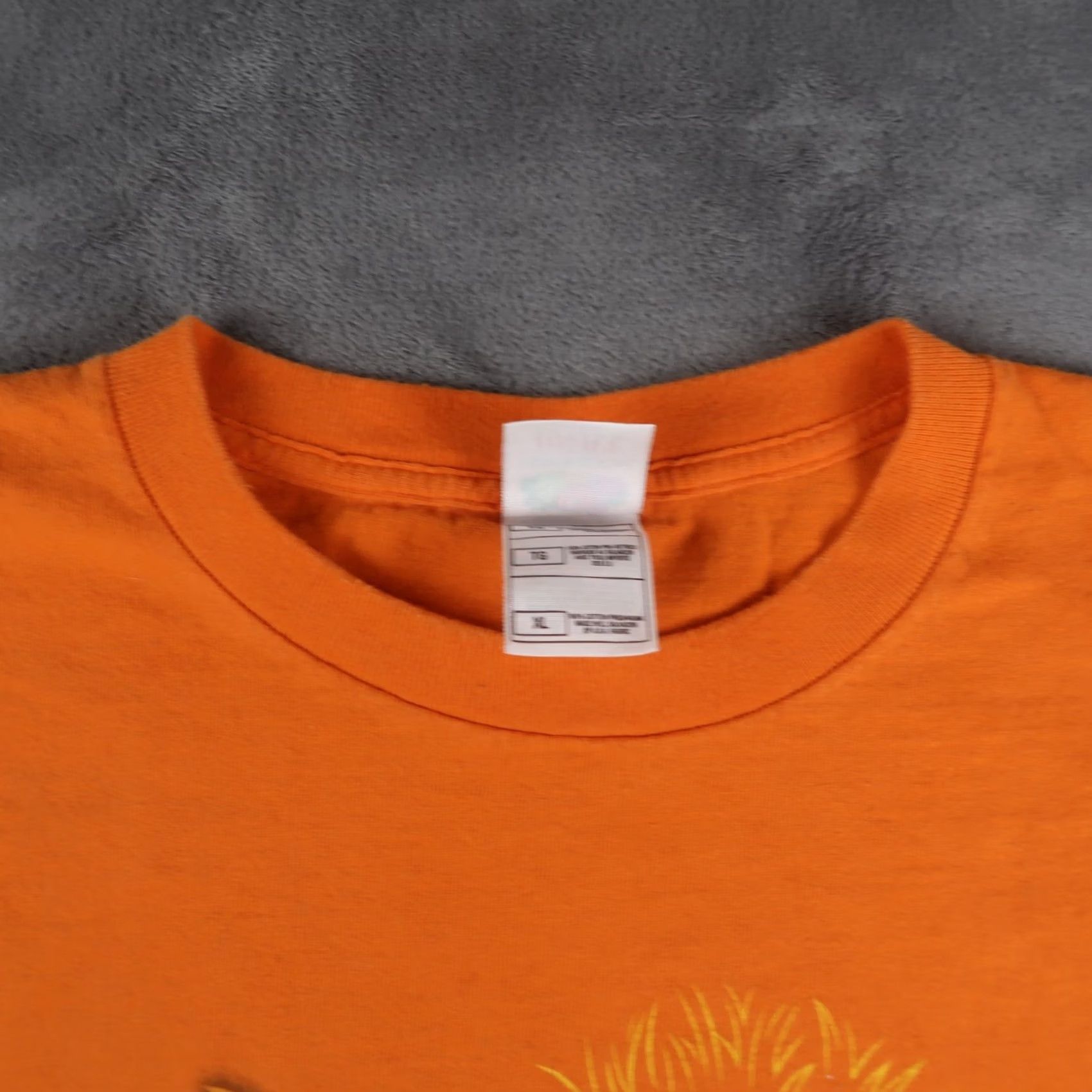 Fruit Of The Loom VINTAGE The Muppets T Shirt Orange Beaker 90s Cartoon Henson Graphic Men's XL Size US XL / EU 56 / 4 - 5 Thumbnail