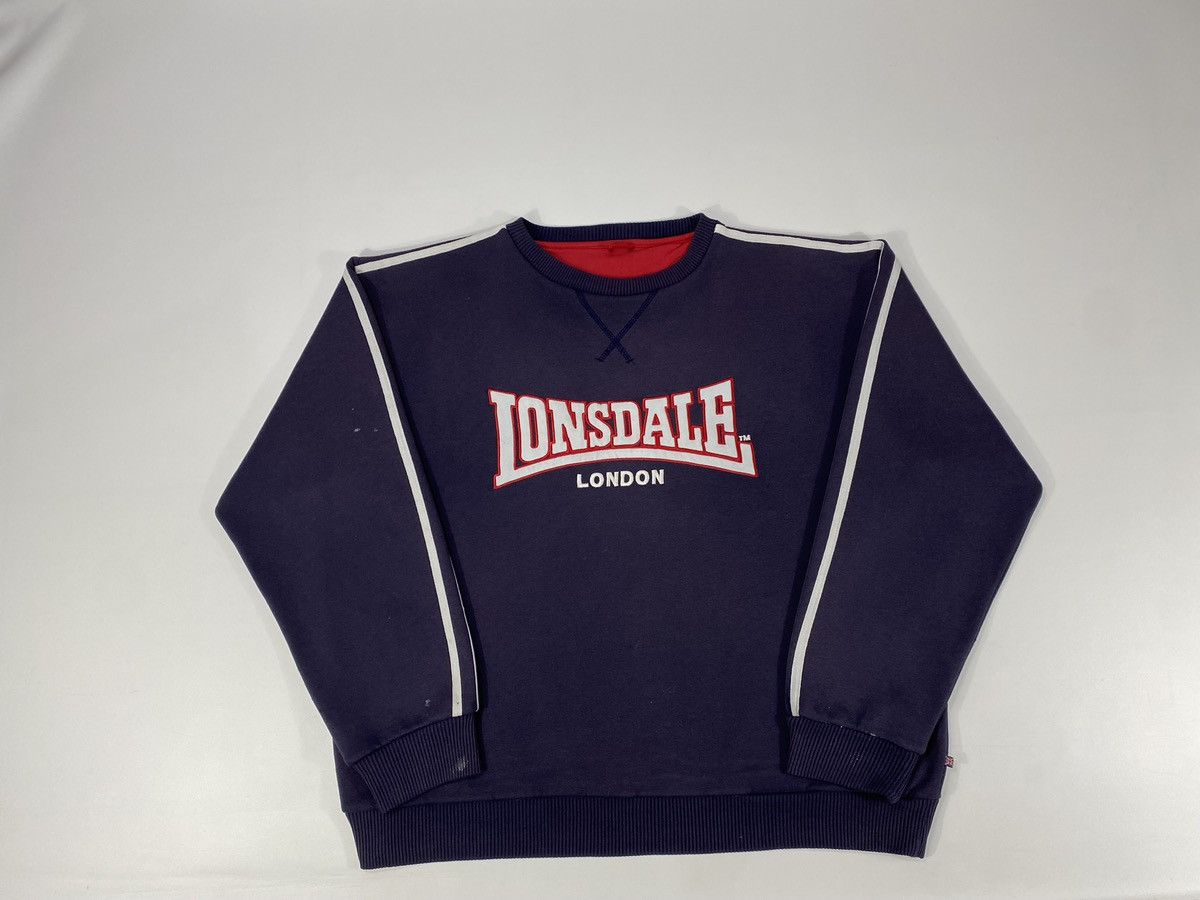 Lonsdale 🔥LASTDROP🔥 Vintage Lonsdale London Baggy Oversize Sweatshirt Size US XL / EU 56 / 4 - 16 Thumbnail