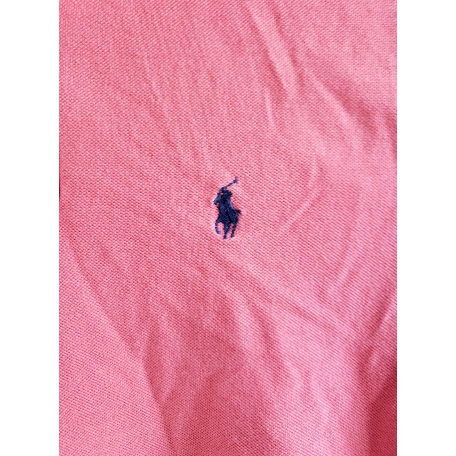 Polo Ralph Lauren VINTAGE Polo Ralph Lauren Polo Shirt Pink Navy Pony Mens M Short Sleeve Cotton Classic Logo Golf Size US M / EU 48-50 / 2 - 6 Thumbnail