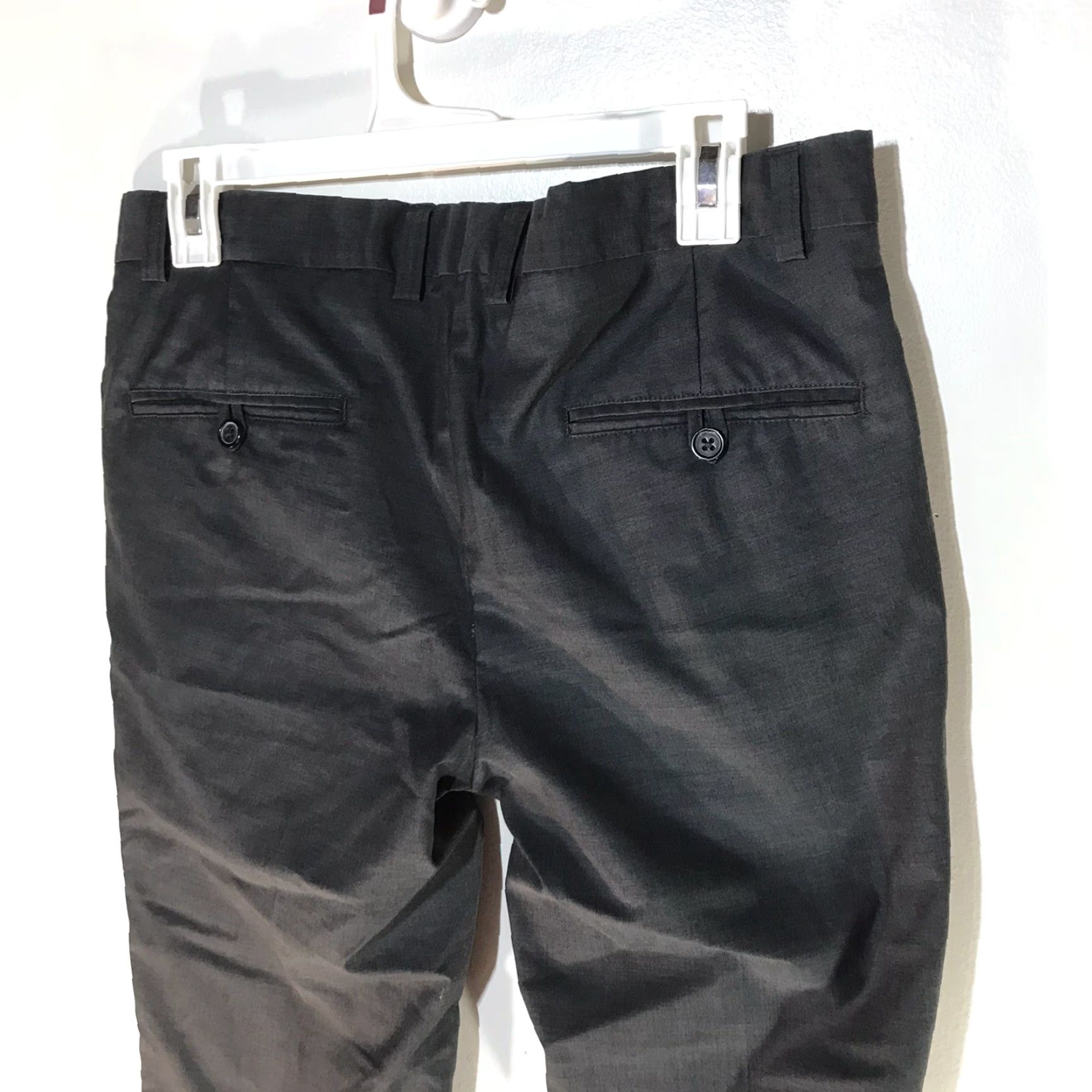 H&M VINTAGE H&M Dress Pants Mens Regular Fit Gray 33X32 Business Casual Formal Party Size US 33 - 4 Thumbnail