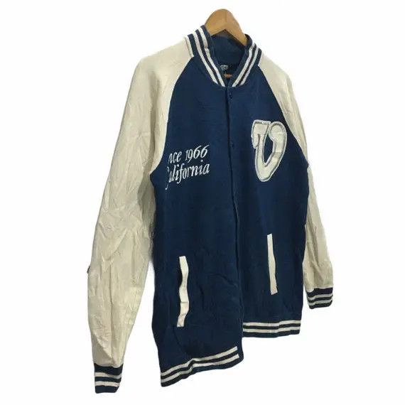 Vans Vtg VANS Off The Wall Skateboard Varsity Jacket Sweater Size L / US 10 / IT 46 - 4 Thumbnail