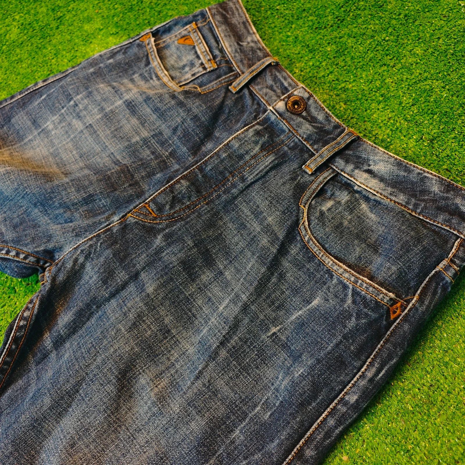 Quiksilver Vintage Quiksilver Jeans Mens 32 blue regular button fly y2k Size US 32 / EU 48 - 11 Thumbnail
