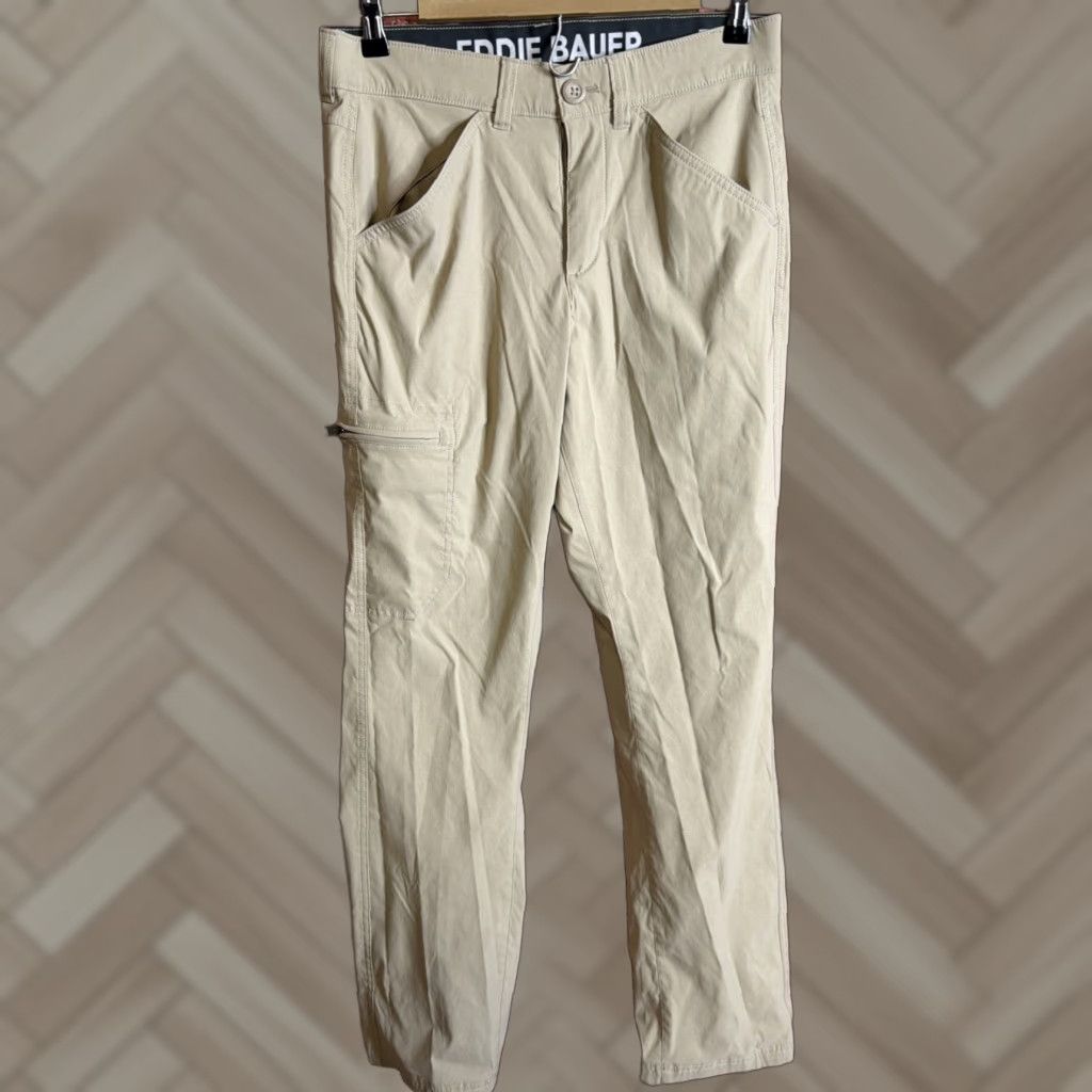 Eddie Bauer Eddie Bauer Rainier Tech Pants Mens 30x32 Cargo Outdoor Hiking Gorpcore Size US 30 / EU 46 - 1 Thumbnail