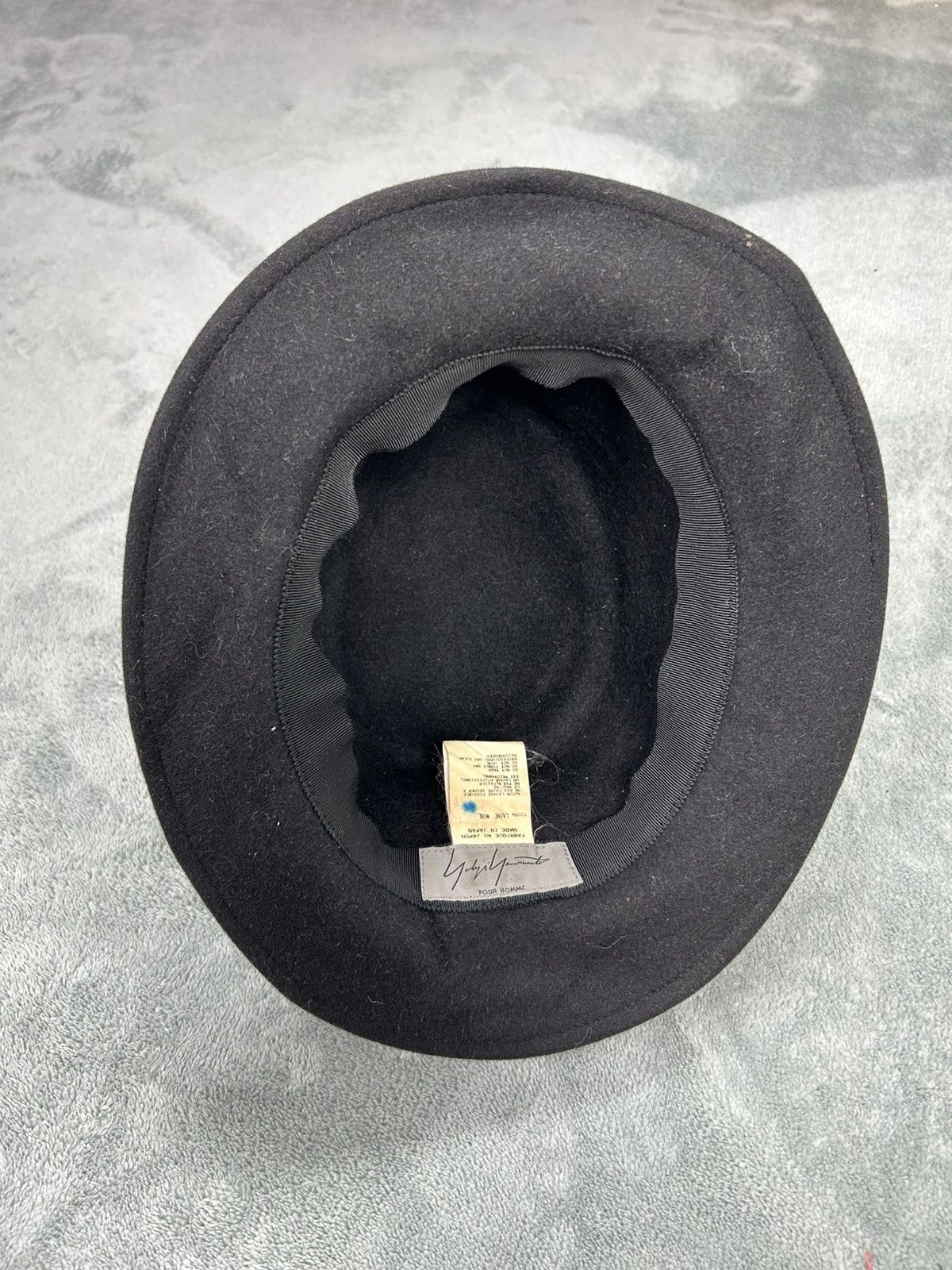 Yohji Yamamoto Yohji Yamamoto Pour Homme Wool Felt Fedora Hat Size ONE SIZE - 5 Thumbnail