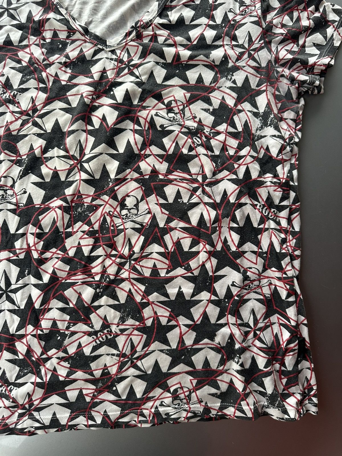Roen Authentic Roen Skull " Love & Peace " Seditionaries Graphic Size M / US 6-8 / IT 42-44 - 3 Thumbnail