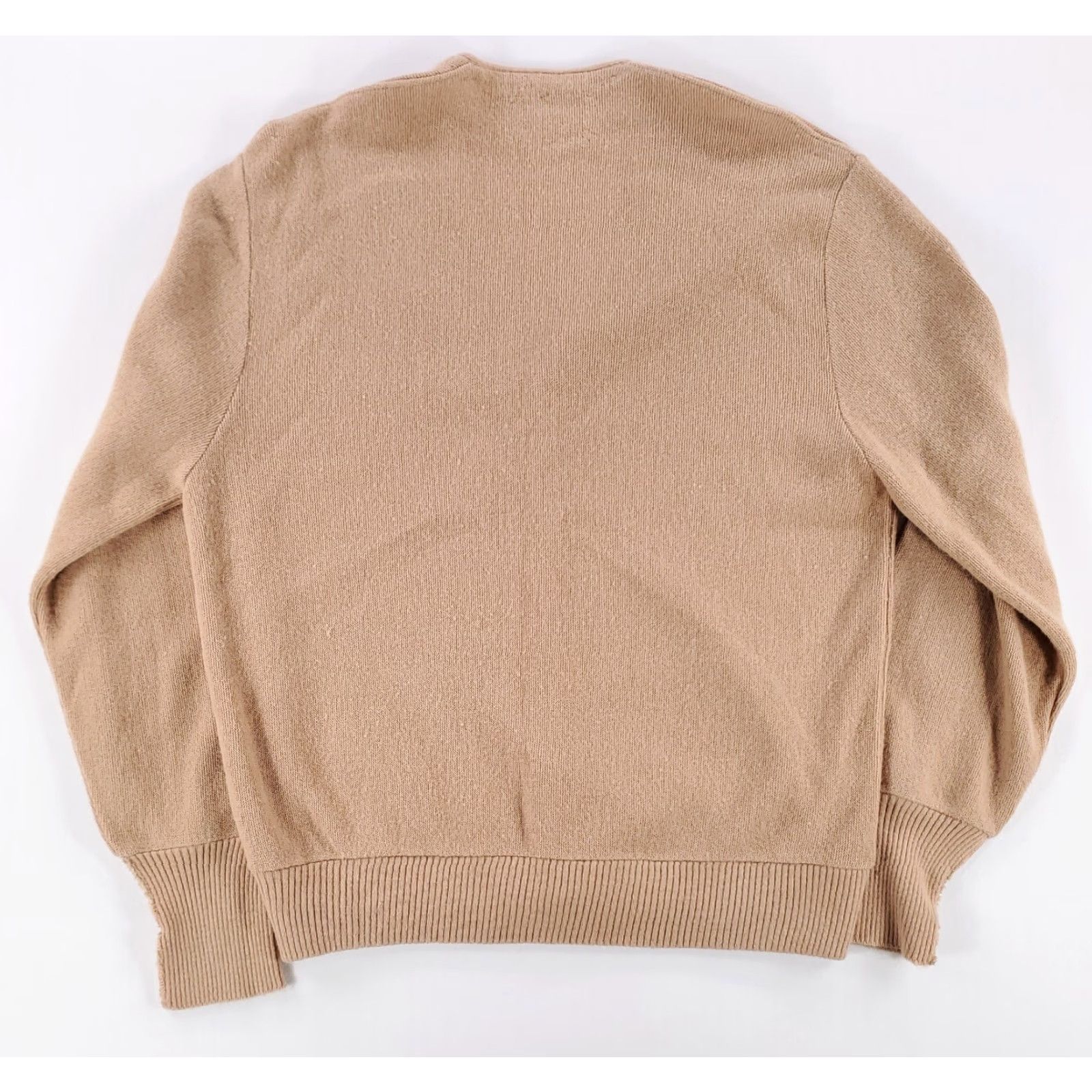 Vintage VINTAGE Arnold Palmer Robert Bruce Tan Cardigan Sweater Mens L Size US L / EU 52-54 / 3 - 5 Thumbnail