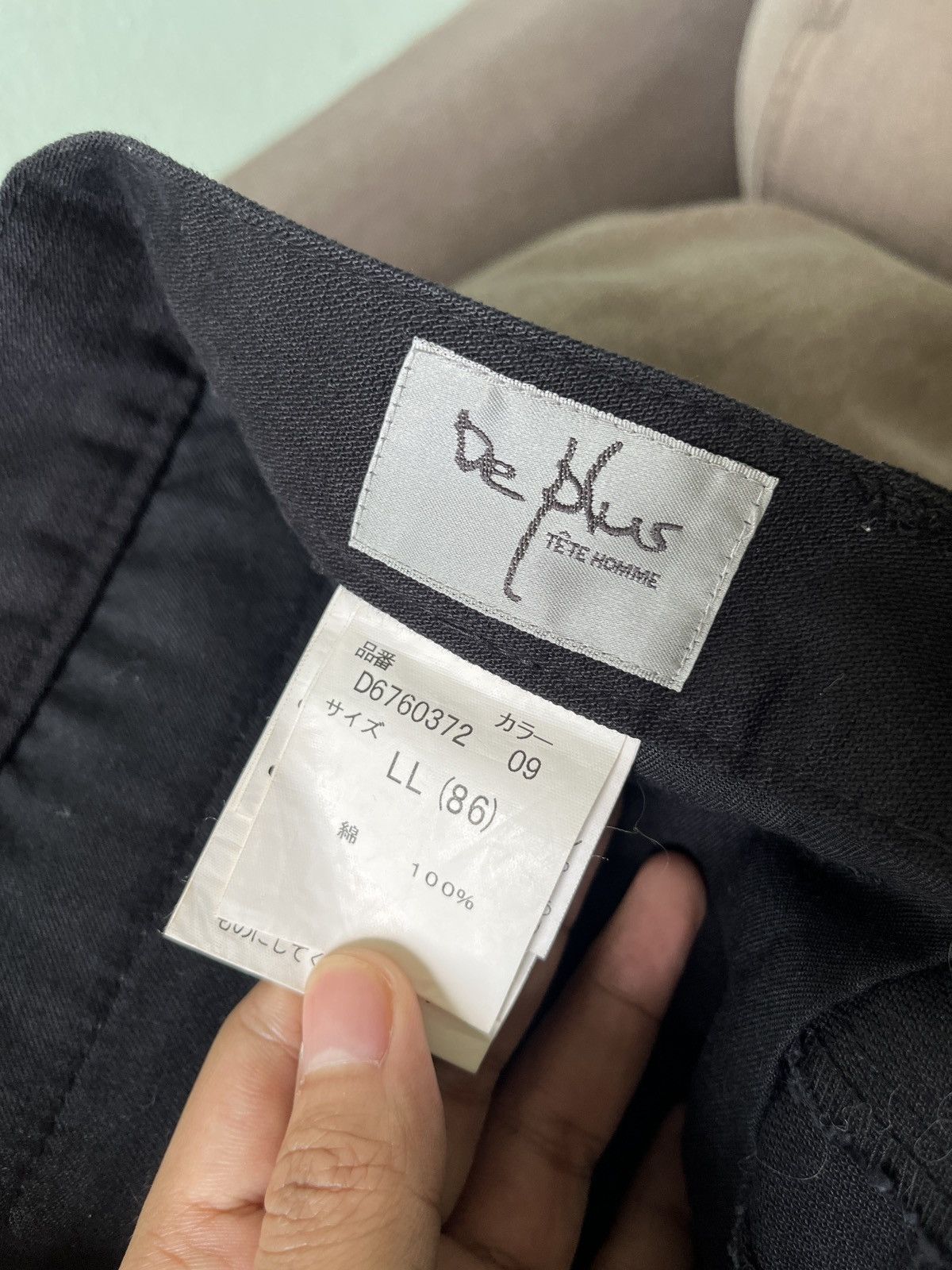 Tete Homme Vintage De Plus Tete Homme by Issey Miyake Size US 33 - 7 Thumbnail