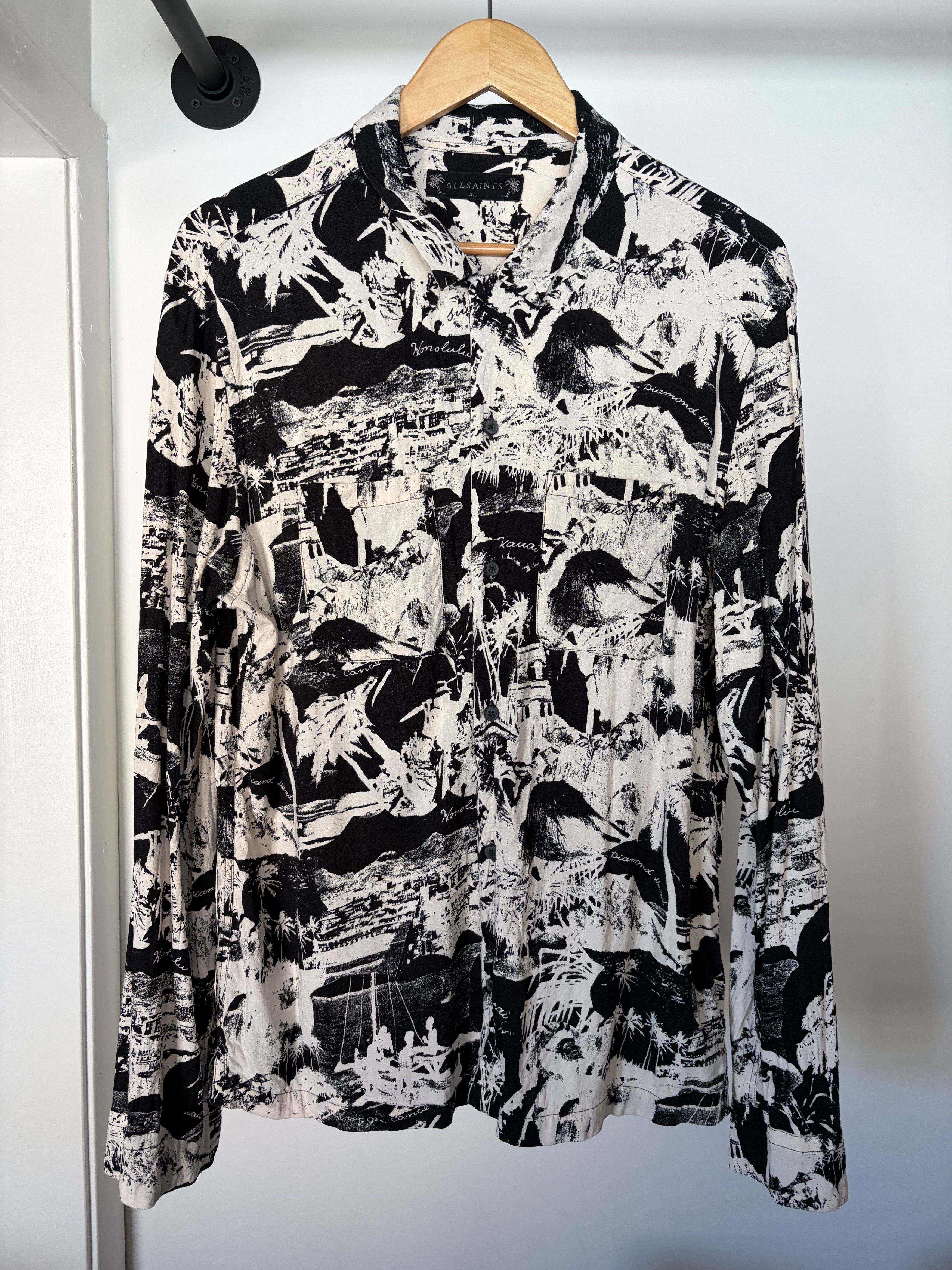 Allsaints All Saints Awa long sleeve button up Size US XL / EU 56 / 4 - 3 Thumbnail