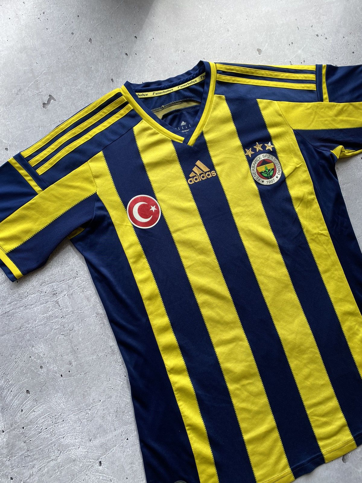 Adidas × Vintage Vintage Adidas Fenerbahce Yakup Yesilyurt 2014 Soccer Jersey Size US M / EU 48-50 / 2 - 1 Thumbnail