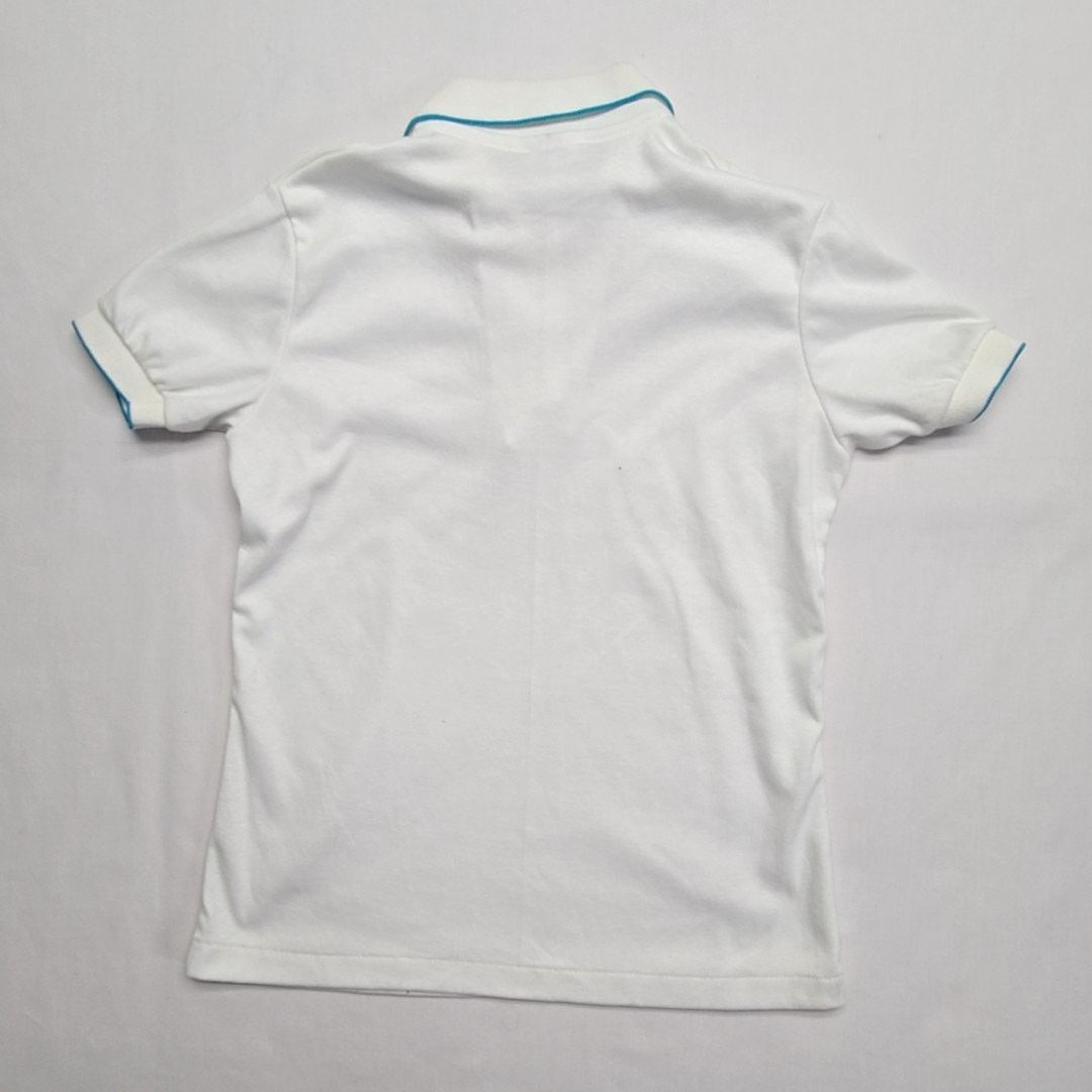 Vintage Vintage Polo Print-Ons White Blue Trim Womens S Shirt 80s Size S / US 4 / IT 40 - 8 Thumbnail