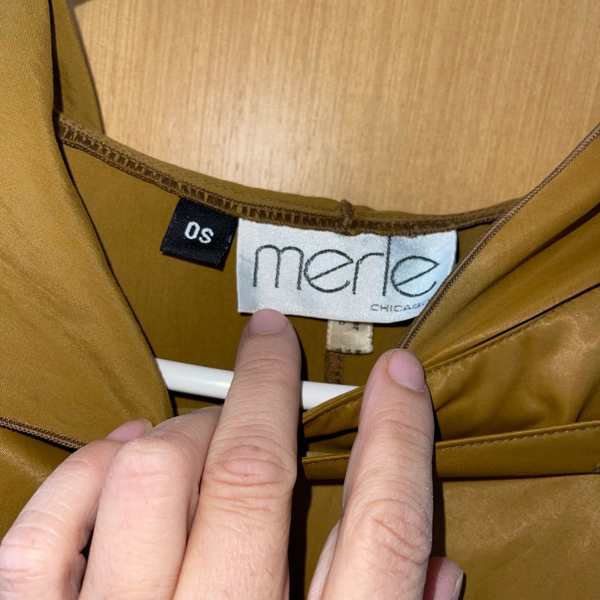 Vintage Merle Chicago Vintage Womens Jacket One Size Tan Size ONE SIZE - 3 Thumbnail