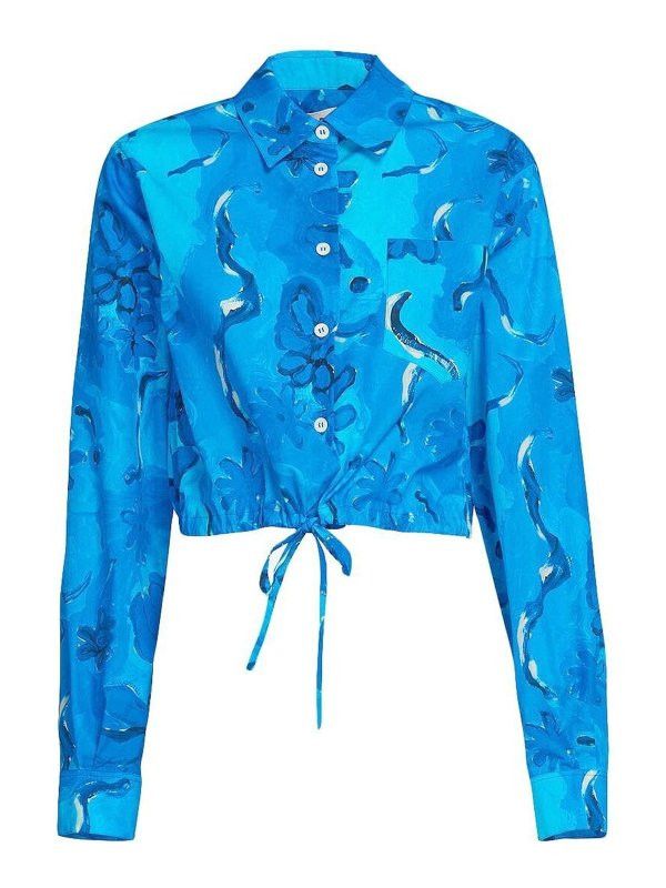 Marni o1y1125 Floral Shirt in Multicolor Size XS / US 0-2 / IT 36-38 - 1 Thumbnail