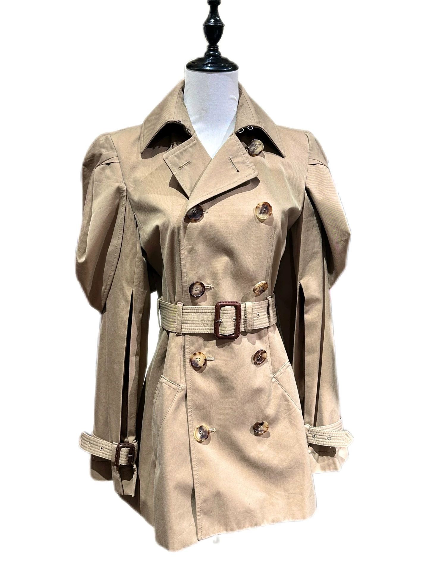 Alexander McQueen Alexander McQueen Cape Trench 2018SS Size 40 IT Size S / US 4 / IT 40 - 1 Thumbnail