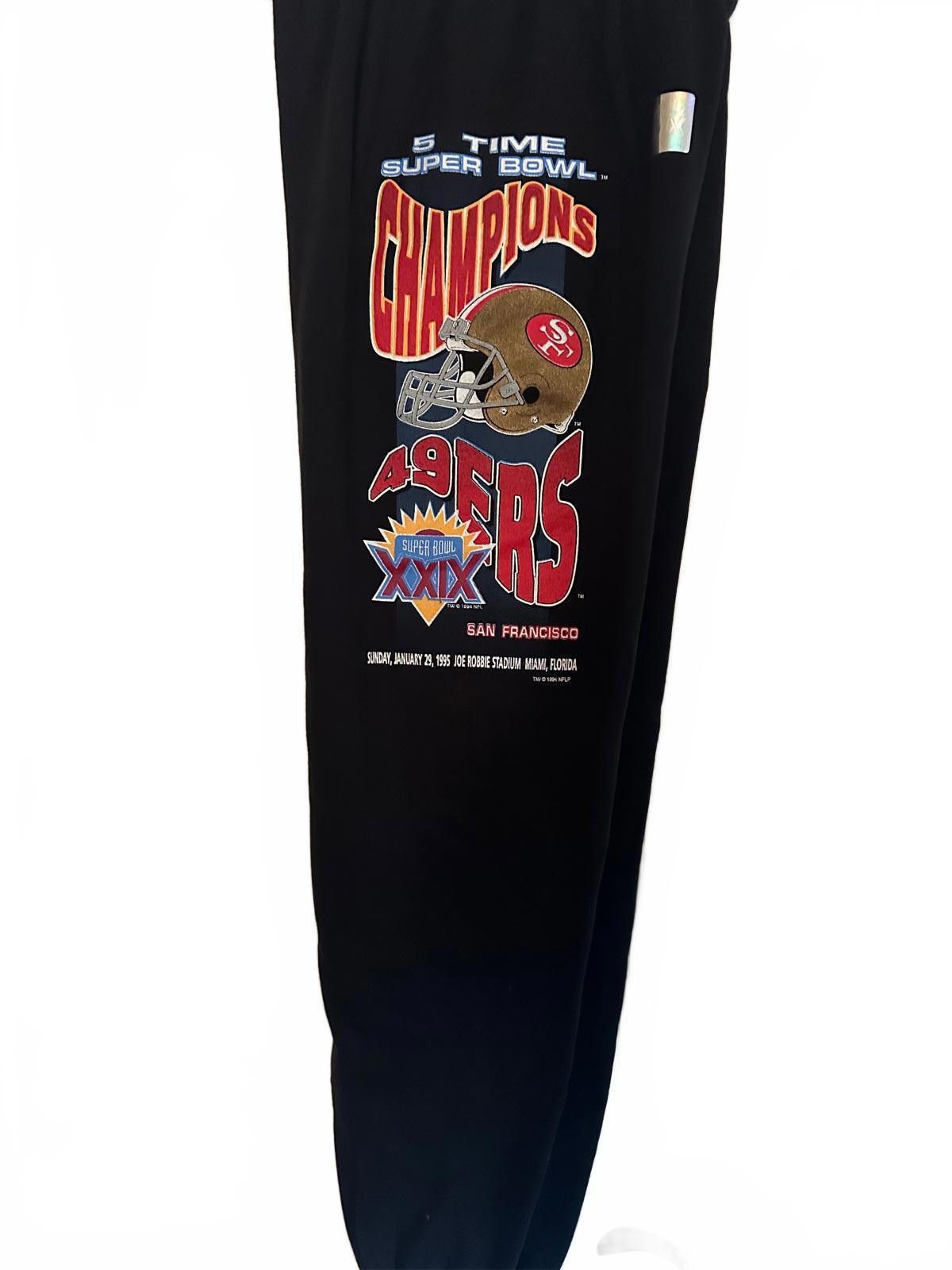 Tultex Vintage SF 49ers Super Bowl XXIX Champions Sweatpants Size US 30 / EU 46 - 1 Thumbnail