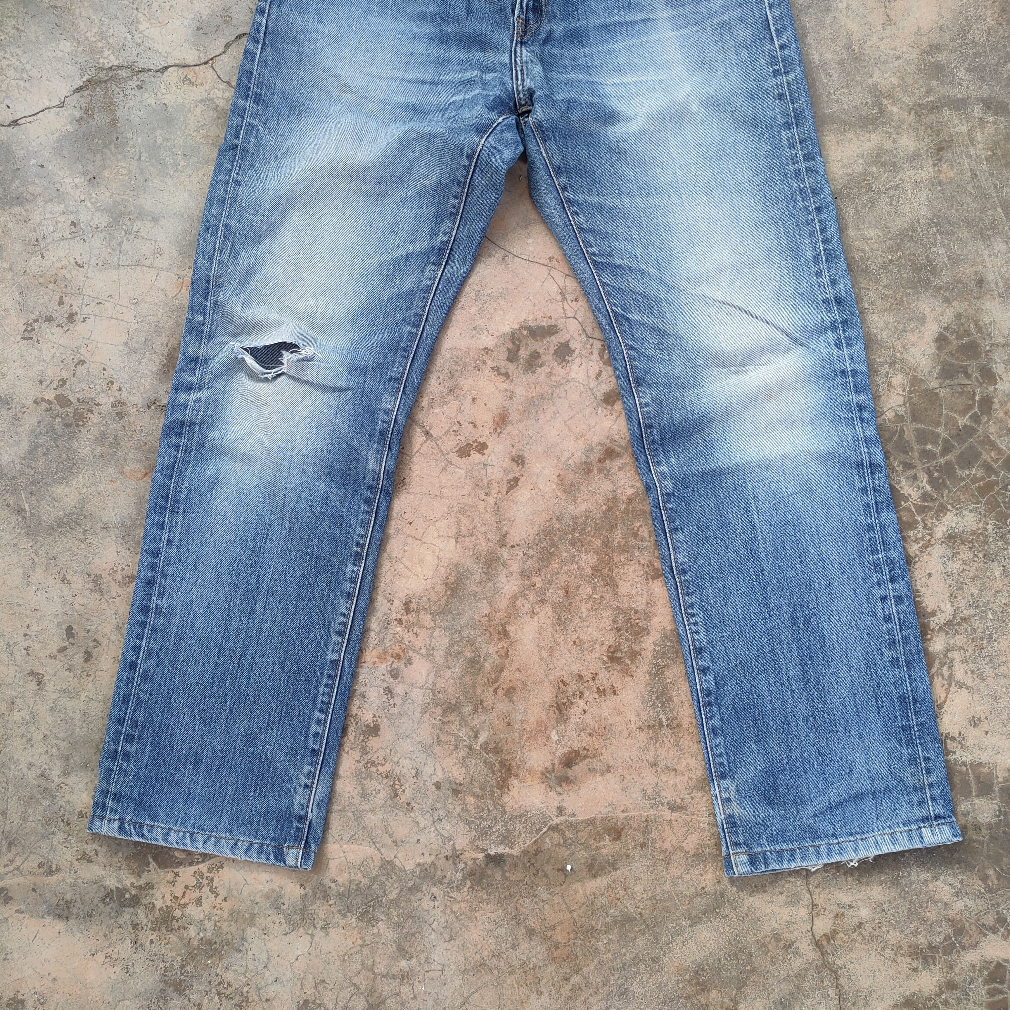 Japanese Brand × Jean W32 VINTAGE JAPANESE DISTRESSED FADED JEANS PANTS Size US 32 / EU 48 - 4 Thumbnail