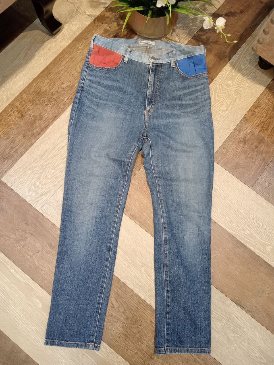 Tsumori Chisato TSUMORI CHISATO by ISSEY MIYAKE STRETCH BLUE JEANS Size US 31 - 3 Thumbnail