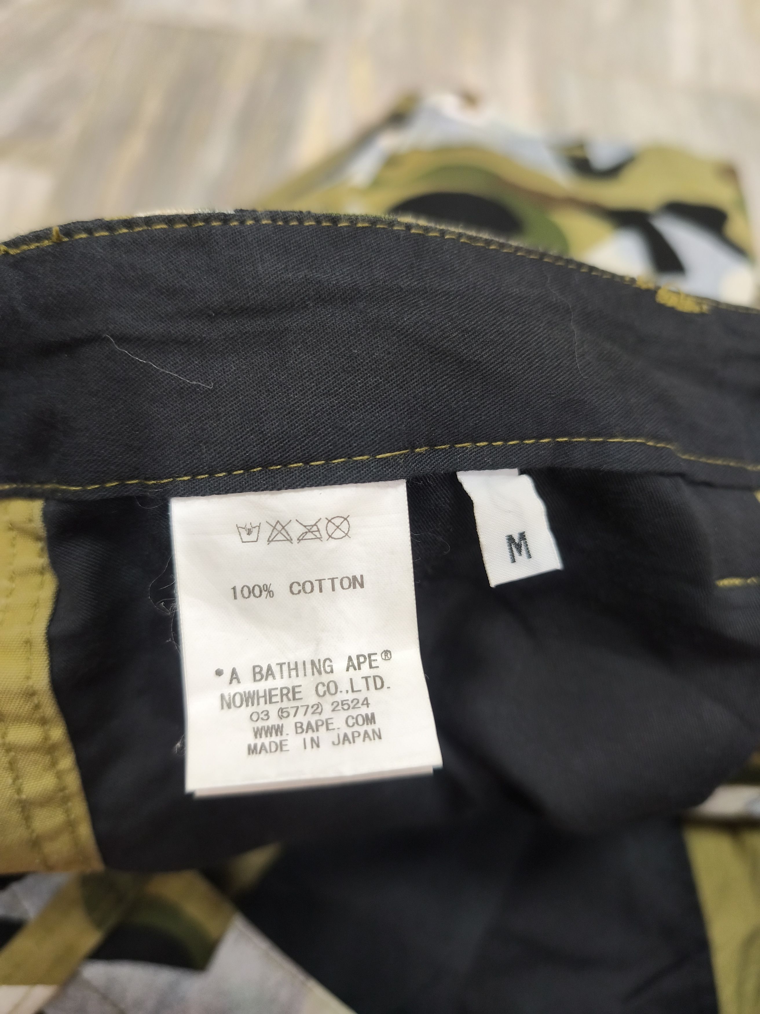 Bape OG Bape Classic Bapesta 1st Camo Shorts Size US 31 - 10 Thumbnail