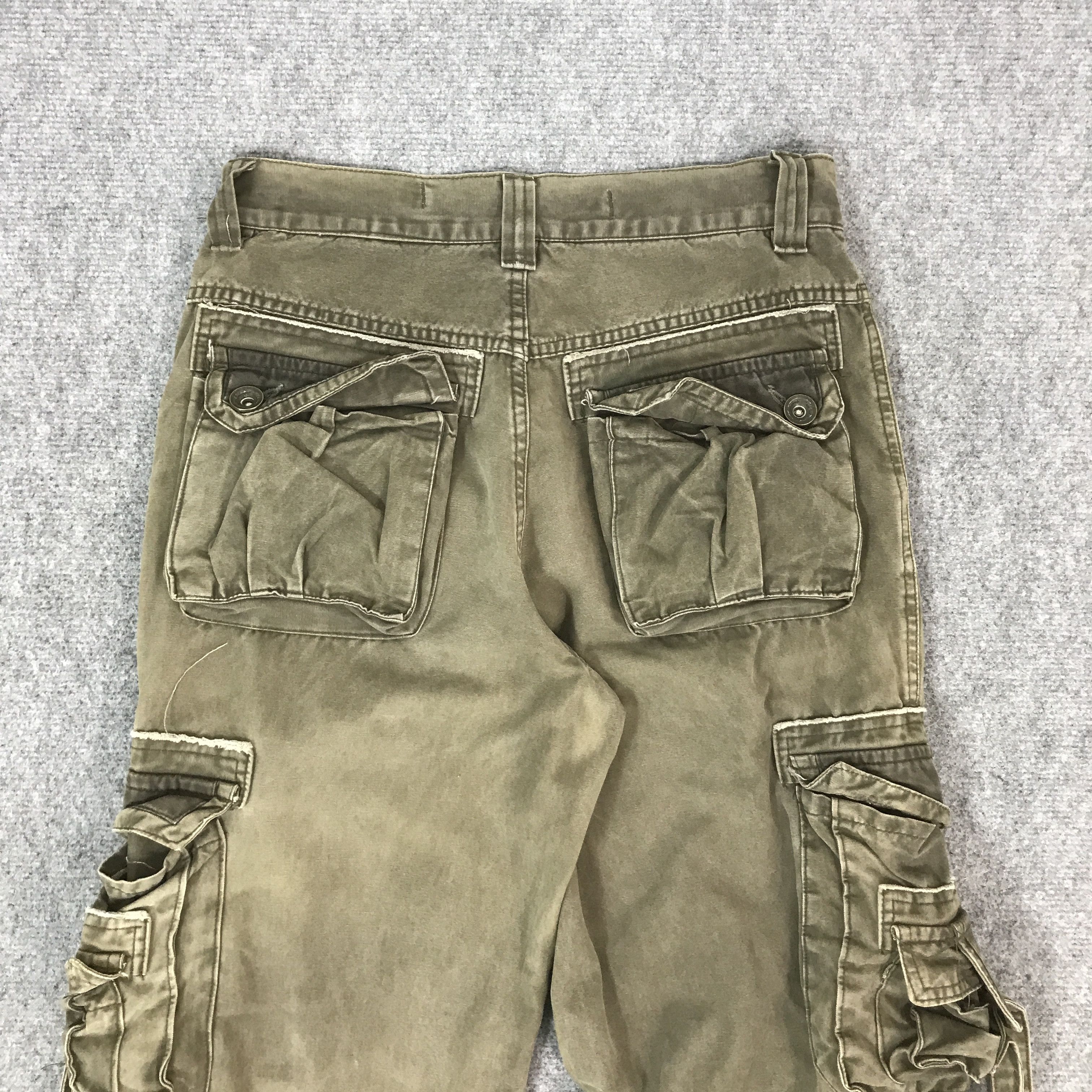 Japanese Brand BLUE LUIS CARGO BONDAGE STYLE PANTS Size US 28 / EU 44 - 5 Thumbnail