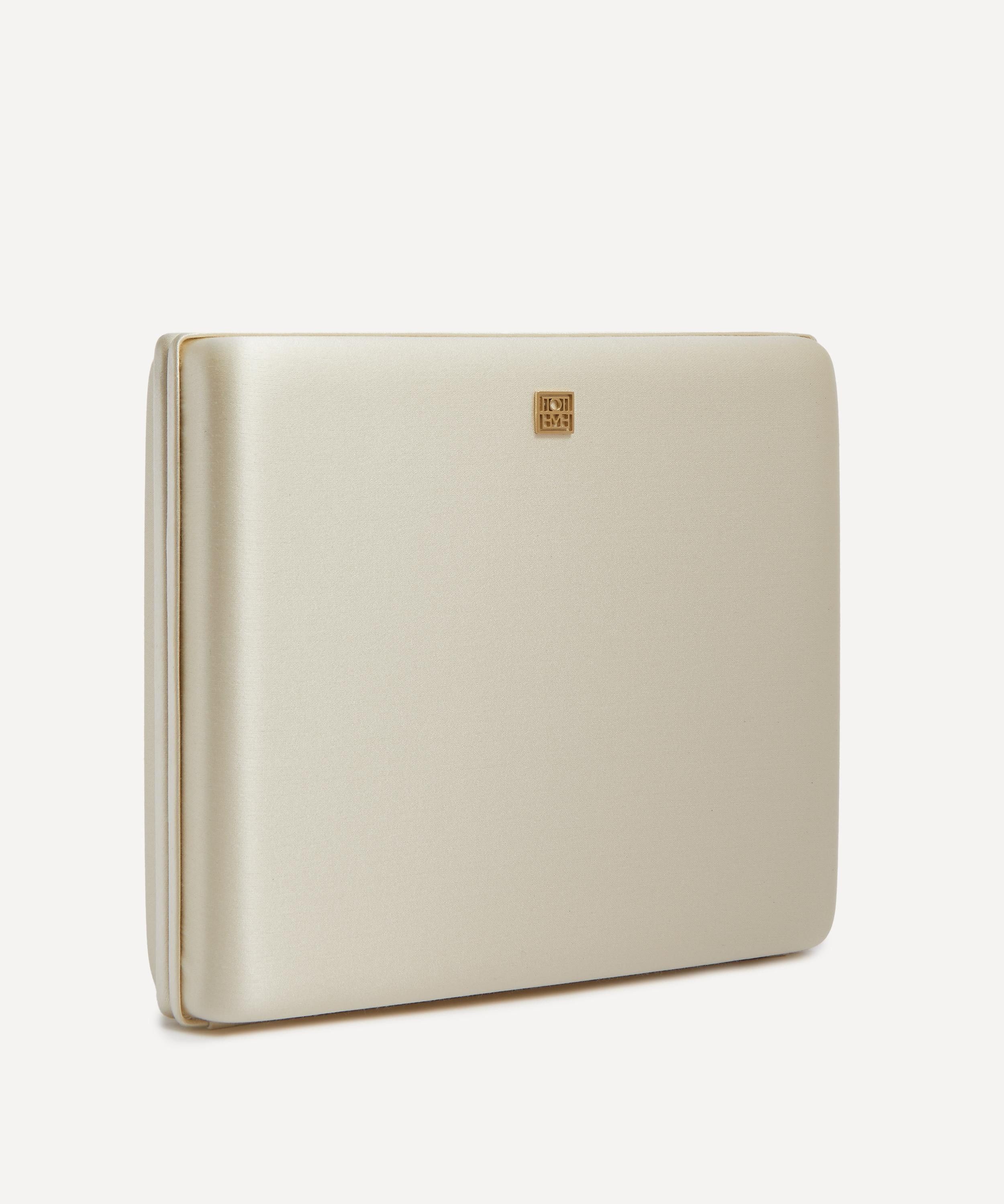 Toteme os11x0326 Size: OS / Satin Box Clutch in Beige Size ONE SIZE - 3 Thumbnail