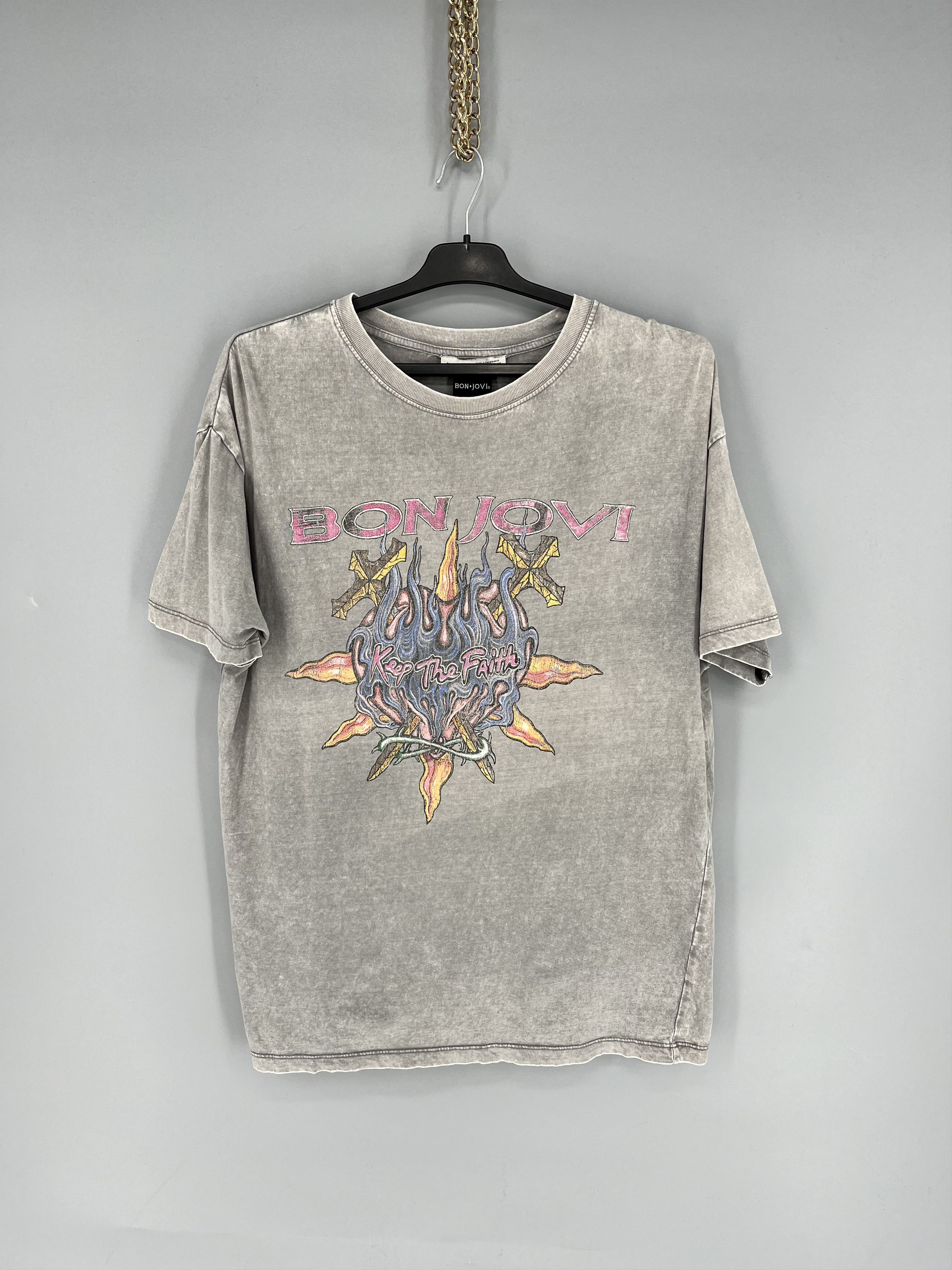 Band Tees Faded Bon Jovi The Circle Tour Band Tee Size M Size US M / EU 48-50 / 2 - 1 Thumbnail