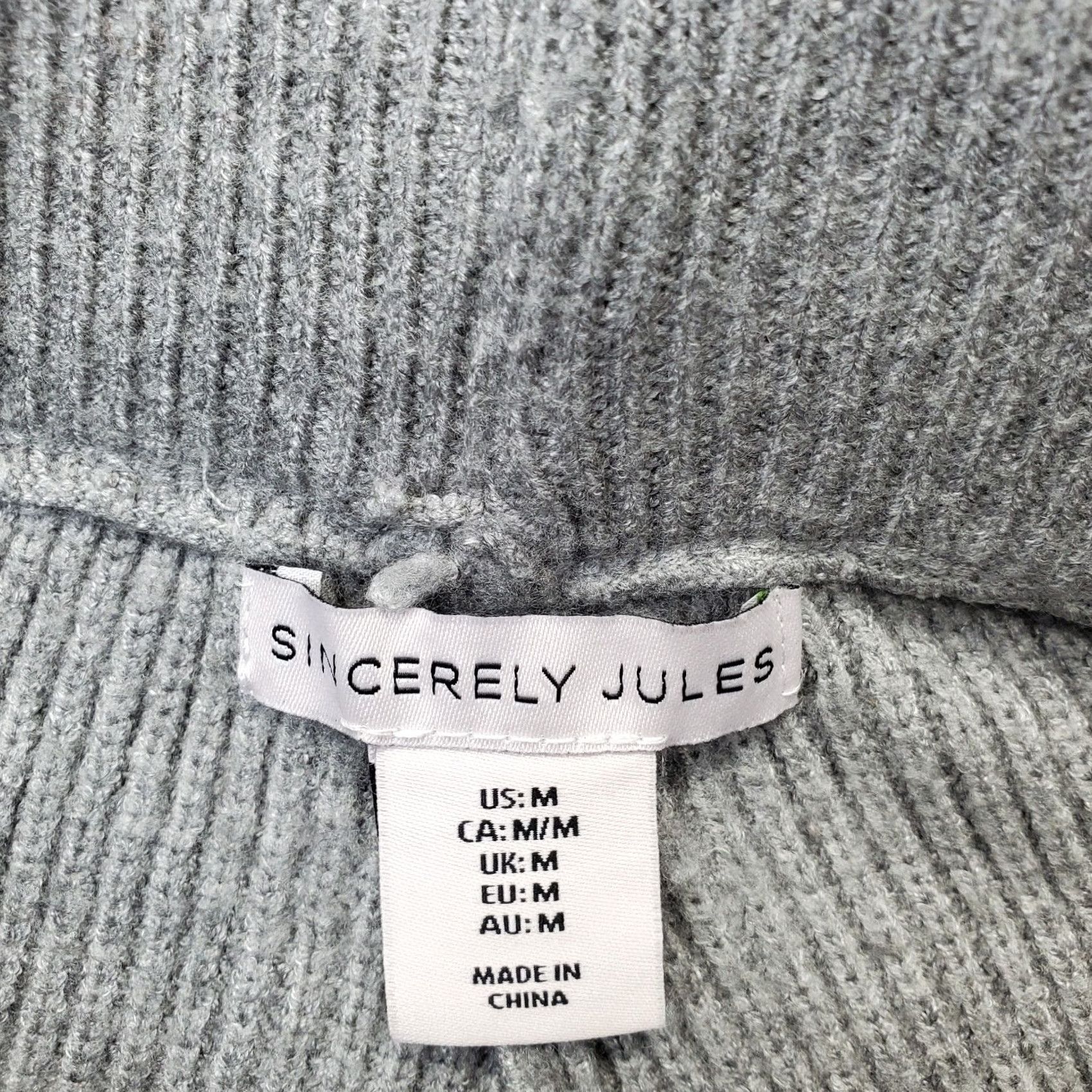 Vintage Sincerely Jules Trouser Pants Women's M Gray Knit Wide Leg Elastic Waist Shirt Pants Womens Medium Gray Knit Wide Leg Elastic Waist Size 32" / US 10 / IT 46 - 6 Thumbnail