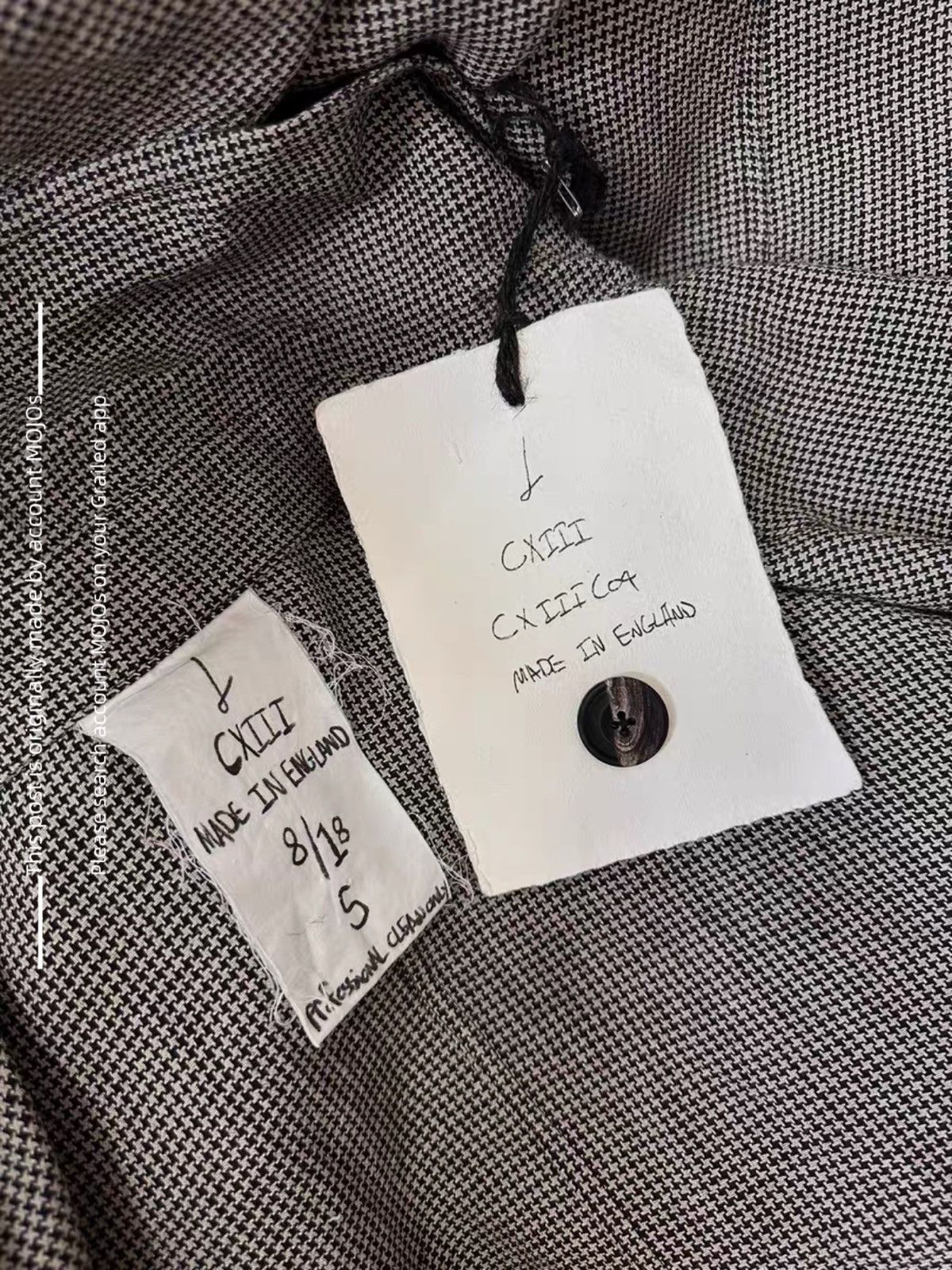 John Alexander Skelton Sz S John Alexander Skelton 23SS Hound Tooth Trench Jacket8 Size US S / EU 44-46 / 1 - 8 Thumbnail