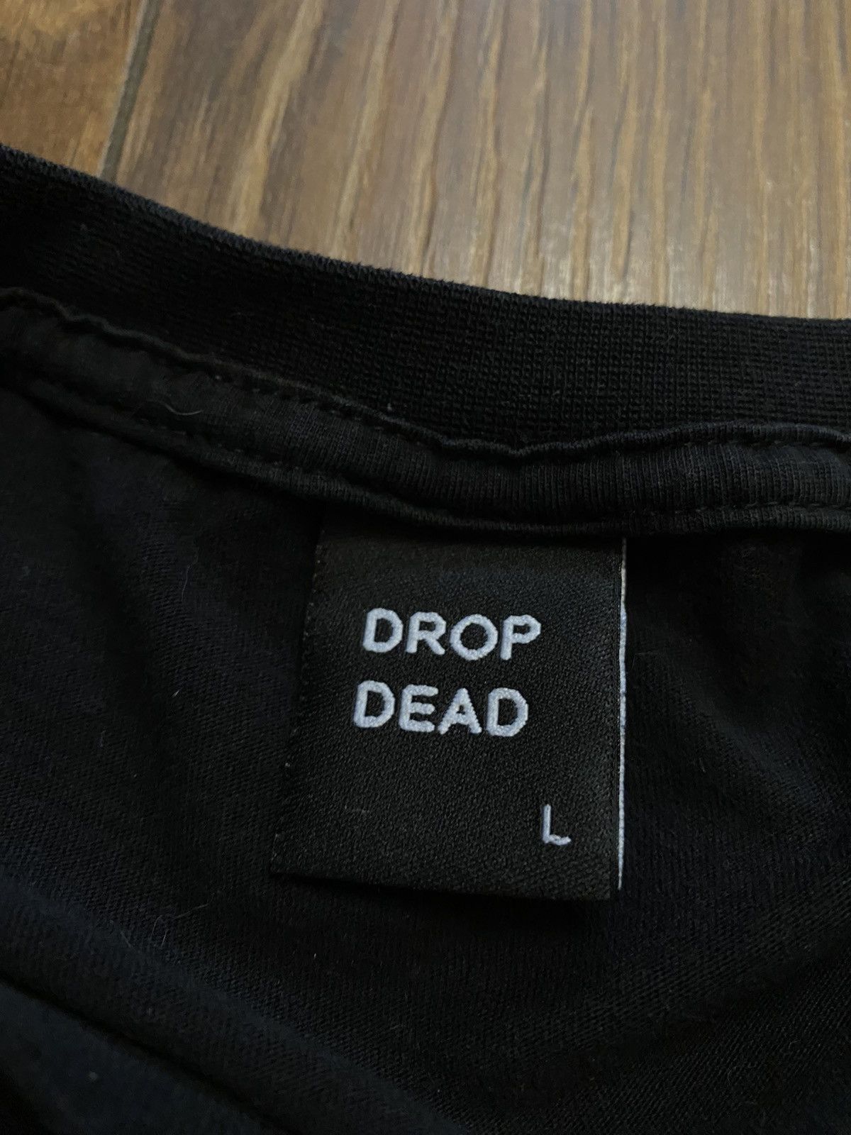 Drop Dead Drop Dead T-Shirt 2 Side Rare Punk Emo Goth y2k Size US L / EU 52-54 / 3 - 6 Thumbnail