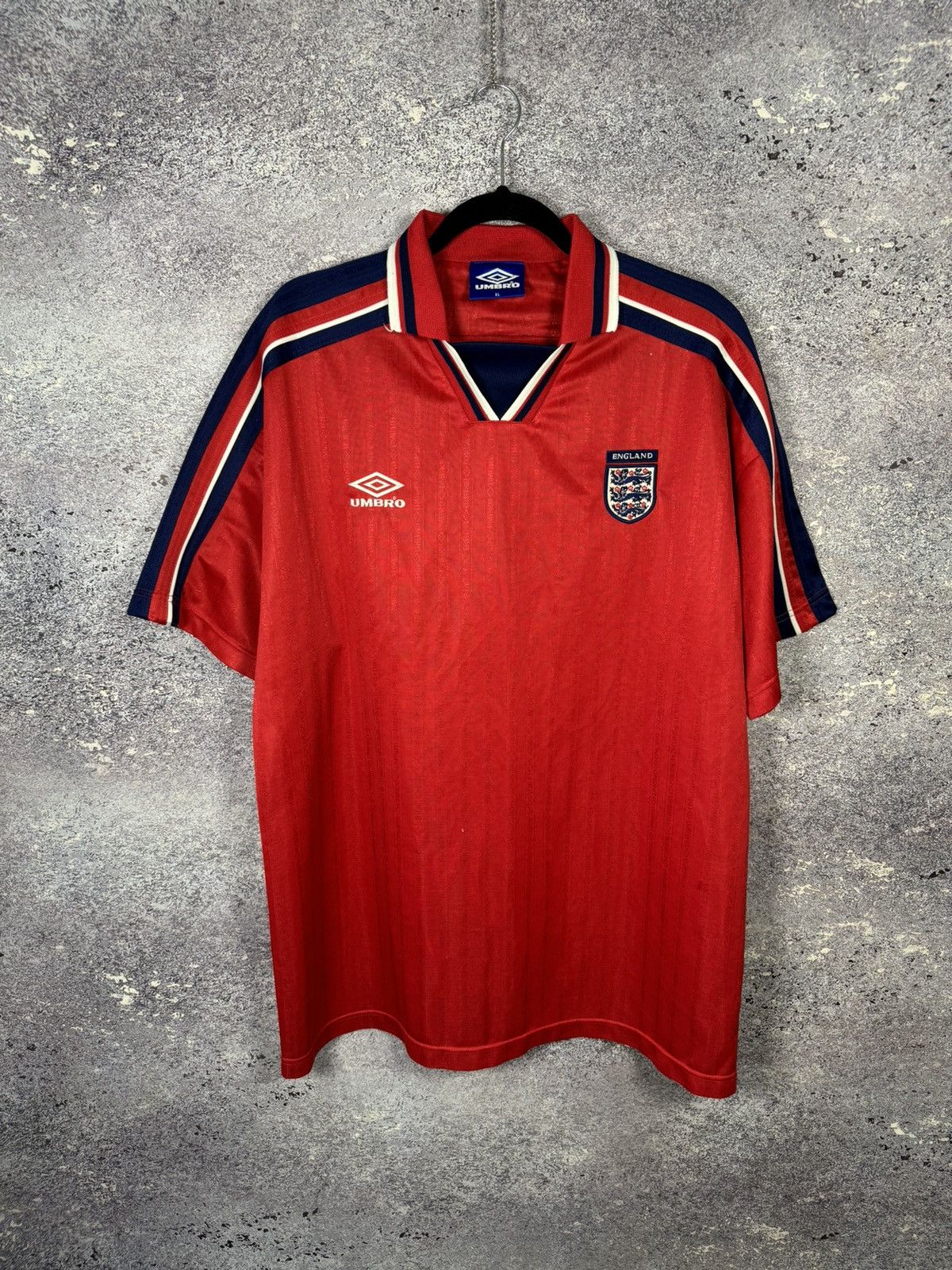 Umbro 90’s England National Team 1992 Umbro Soccer Jersey Size US XL / EU 56 / 4 - 1 Thumbnail