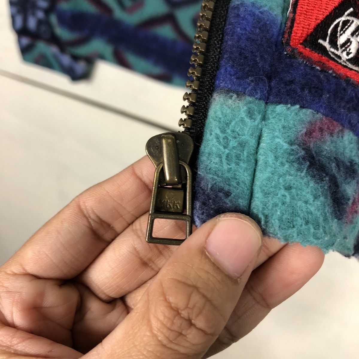 Japanese Brand 📌Vintage Navajo Fleece Half Zipper Jacket Big Field Size US L / EU 52-54 / 3 - 17 Thumbnail