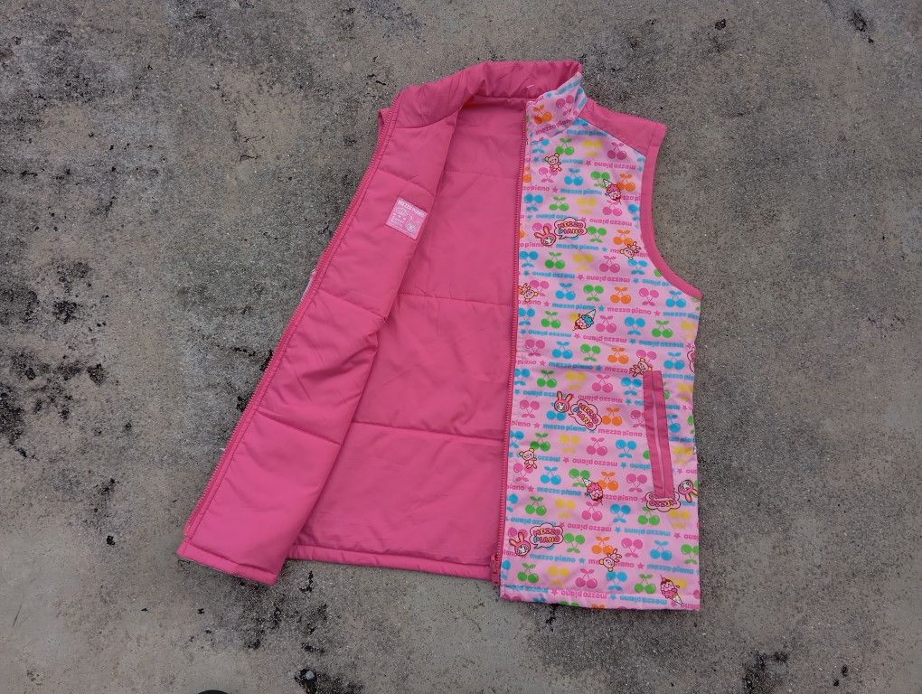Japanese Brand Mezzo Piano 🎹🎌 AOP Reversible Vest Jacket Size S / US 4 / IT 40 - 3 Thumbnail