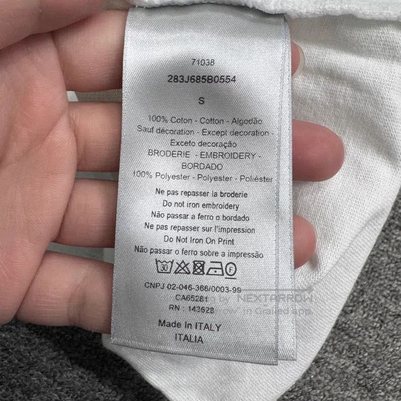 Dior Dior TS co-branded splash paint embroidery letter short sl Size US S / EU 44-46 / 1 - 3 Thumbnail