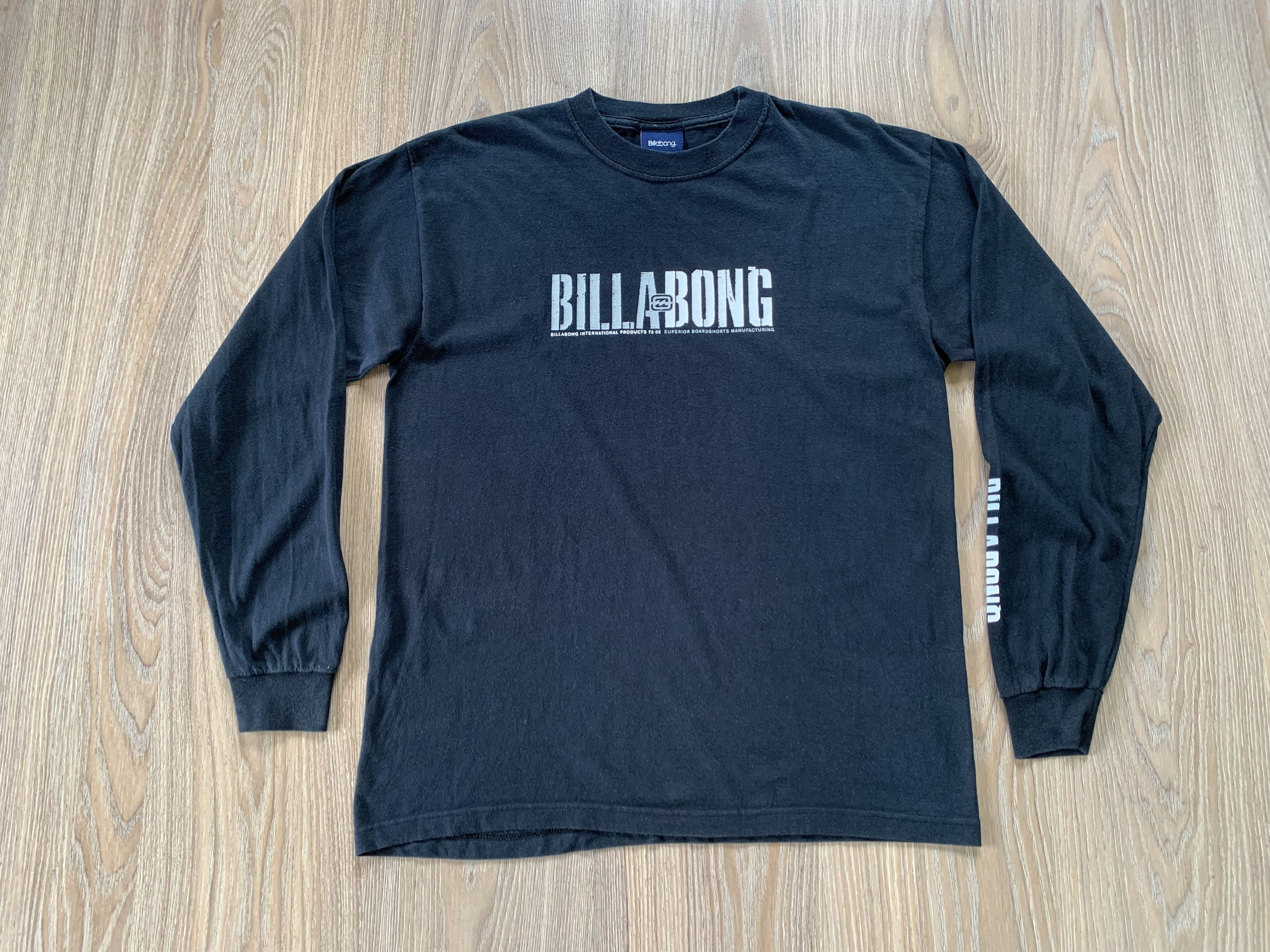Billabong × Vintage Billabong Center Logo Cotton Sweatshirt Size US M / EU 48-50 / 2 - 3 Thumbnail