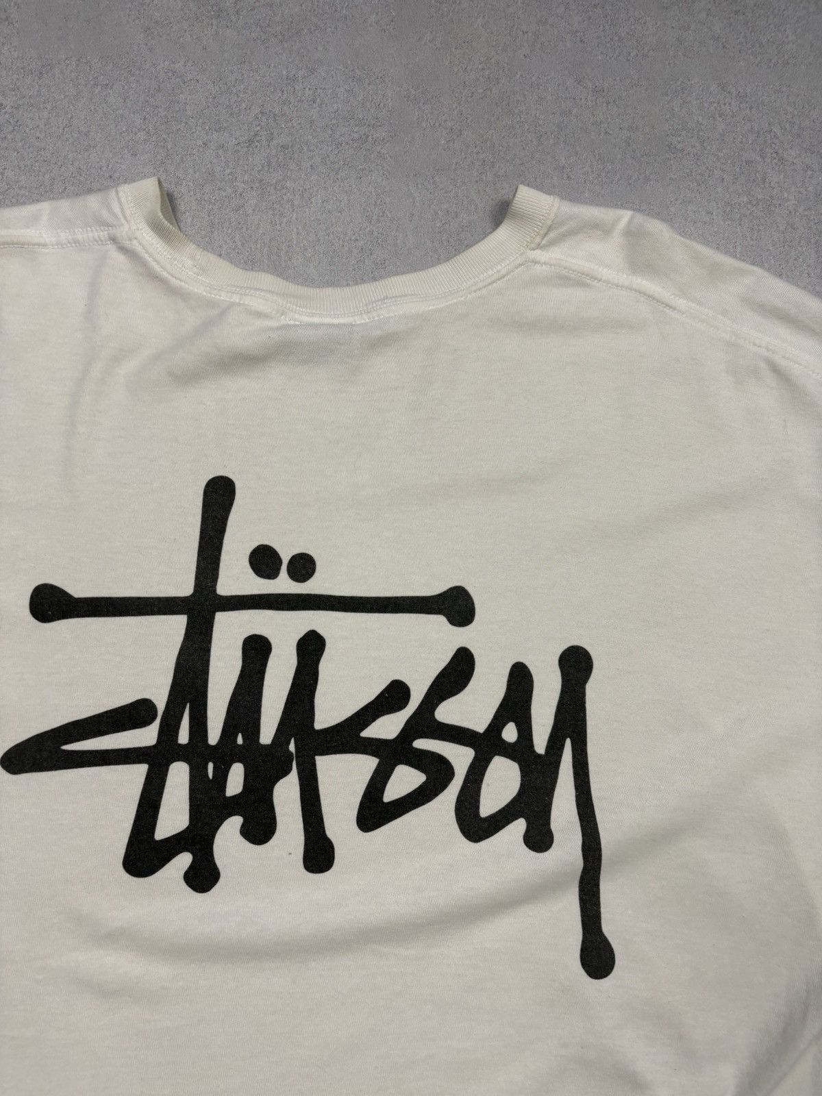 Stussy Vintage Stussy Big Logo Back Print T-Shirt Y2K Streetwear Size US XL / EU 56 / 4 - 7 Thumbnail