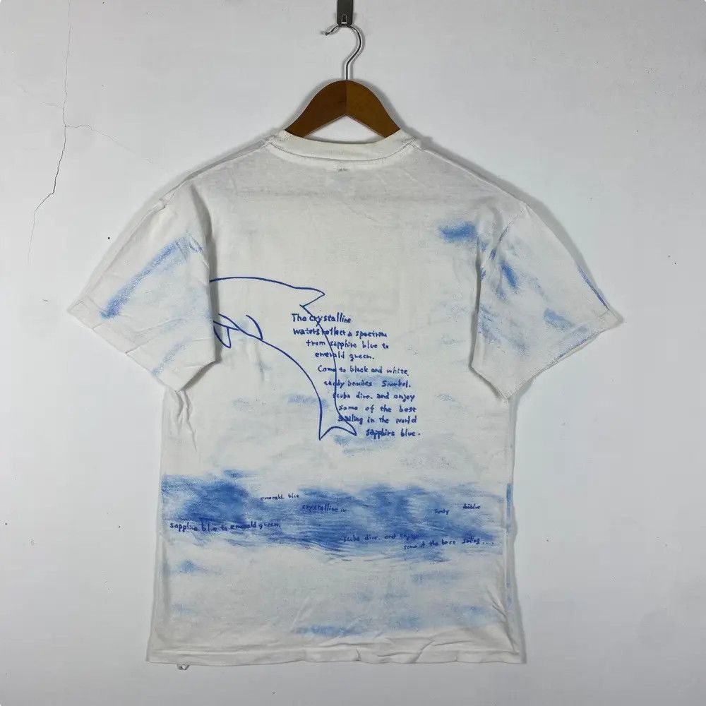 Vintage Vintage 90's DOLPHINS Graphic Art Tee Shirt Medium Size Size US M / EU 48-50 / 2 - 4 Thumbnail
