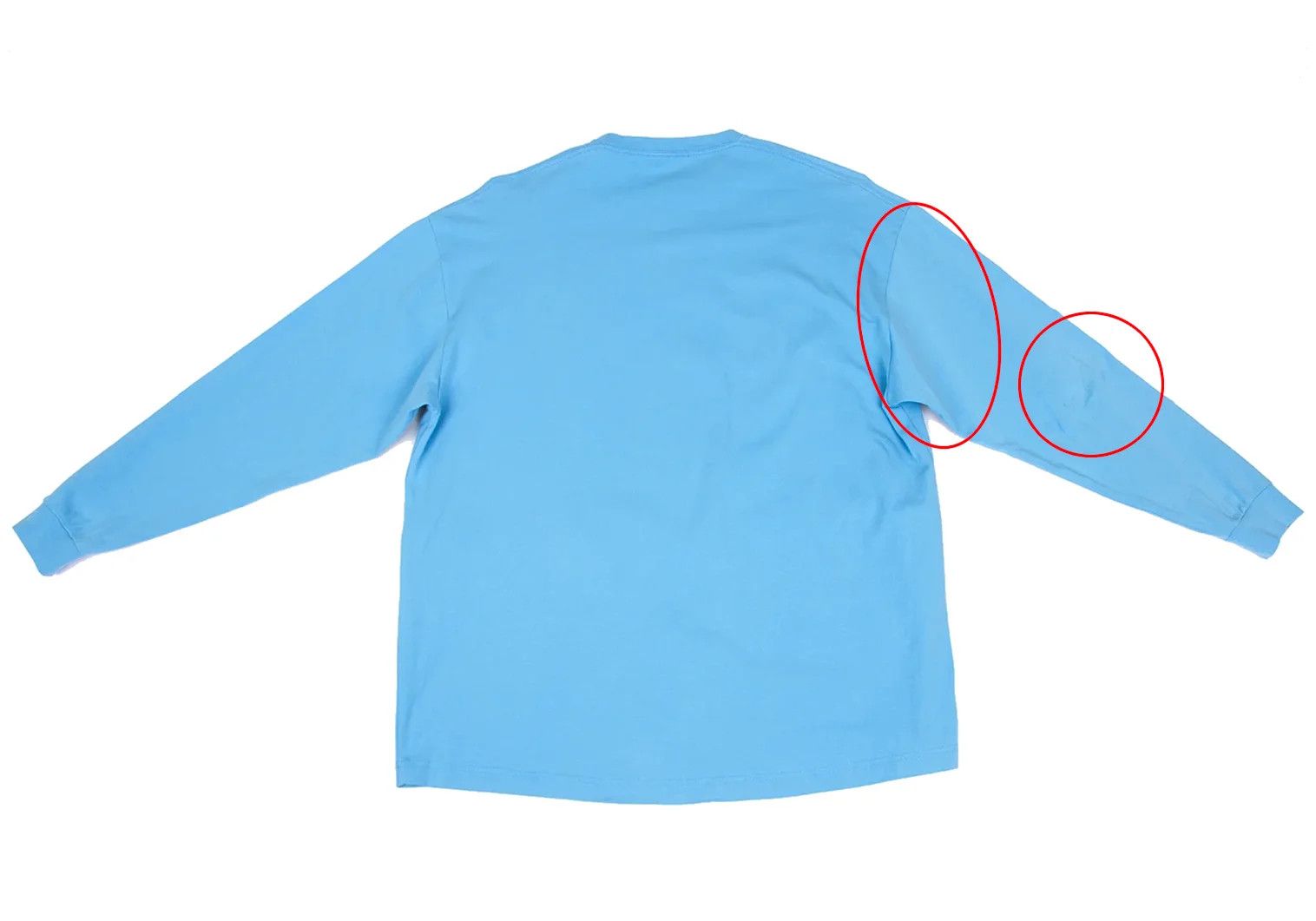 Balenciaga Spandex Logo Print Cutso in Light Blue Size S Size US S / EU 44-46 / 1 - 11 Thumbnail