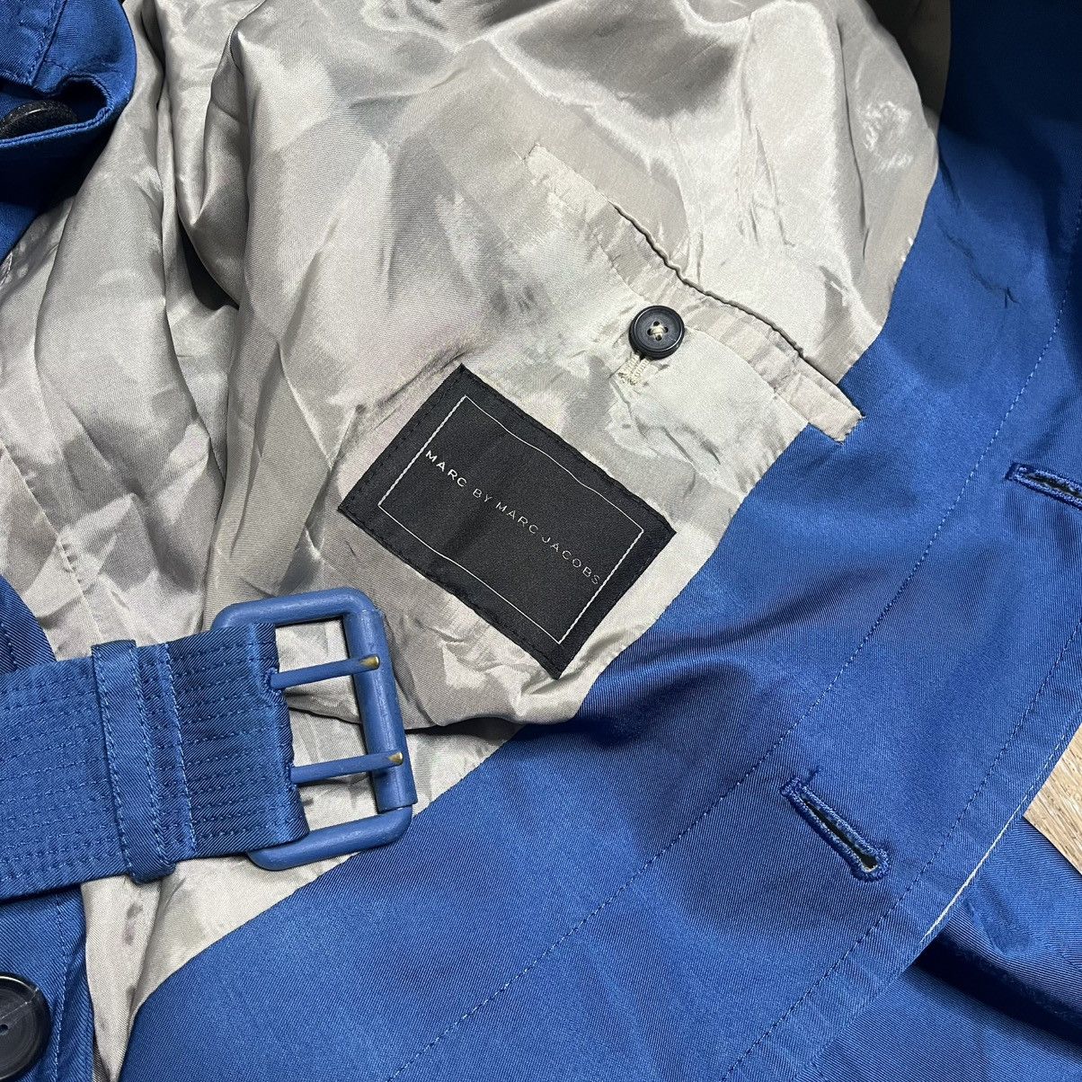 Designer × Marc by Marc Jacobs × Vintage y2k blue marc jacobs trench coat Size US L / EU 52-54 / 3 - 6 Thumbnail