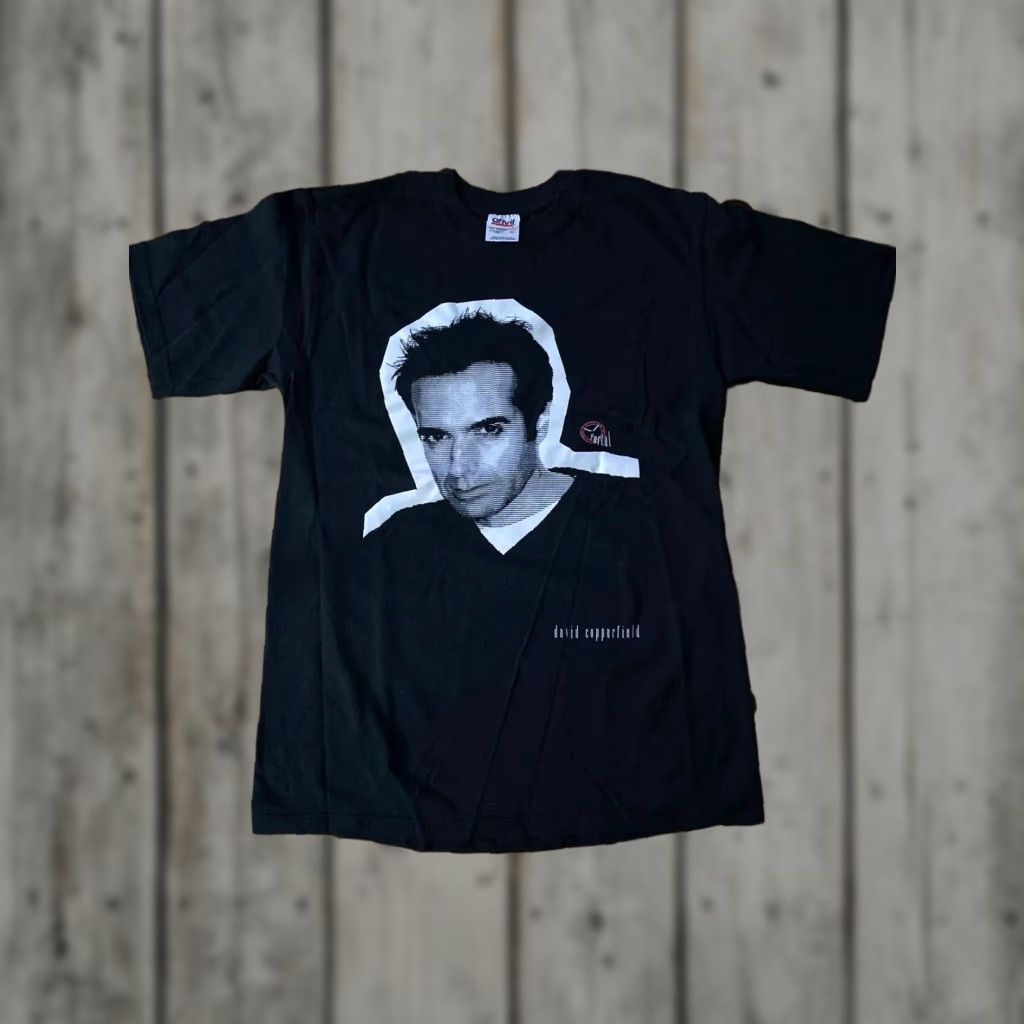 Anvil VINTAGE David Copperfield Portal Tour Rare Print Crewneck T-Shirt S Black 90s Graphic Tee Mens Graphic 90s David Copperfield Portal Tour VINTAGE Size US S / EU 44-46 / 1 - 1 Thumbnail